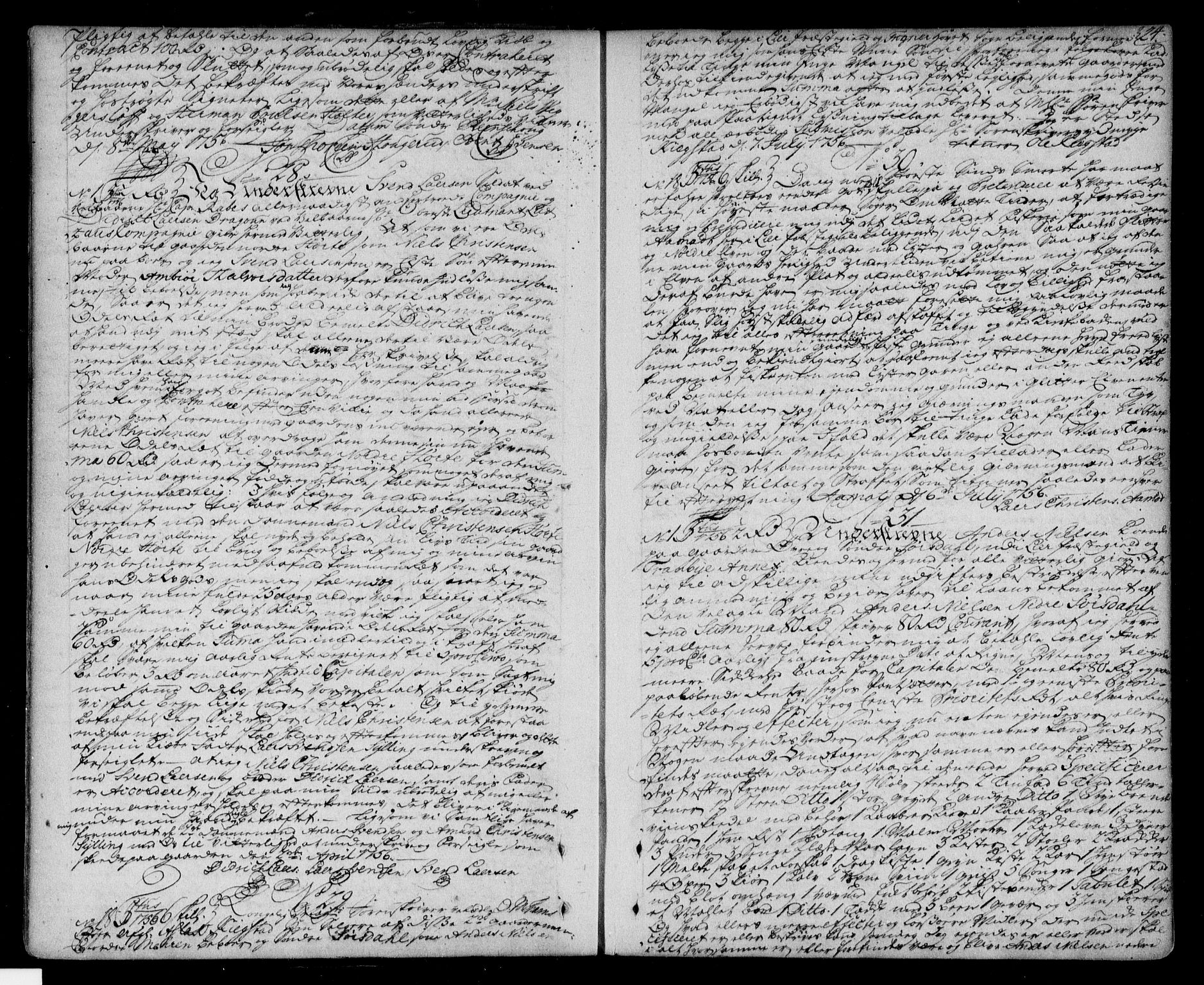 Lier, Røyken og Hurum sorenskriveri, AV/SAKO-A-89/G/Ga/Gaa/L0003: Mortgage book no. III, 1756-1771, p. 24