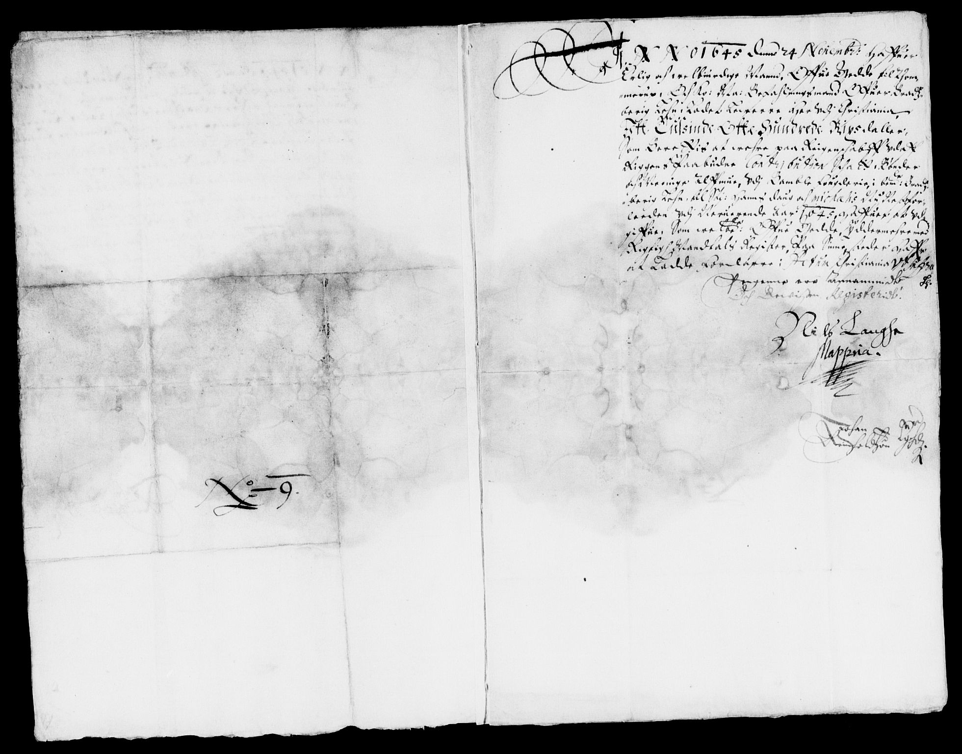 Rentekammeret inntil 1814, Reviderte regnskaper, Lensregnskaper, AV/RA-EA-5023/R/Rb/Rbp/L0032: Bratsberg len, 1645-1647