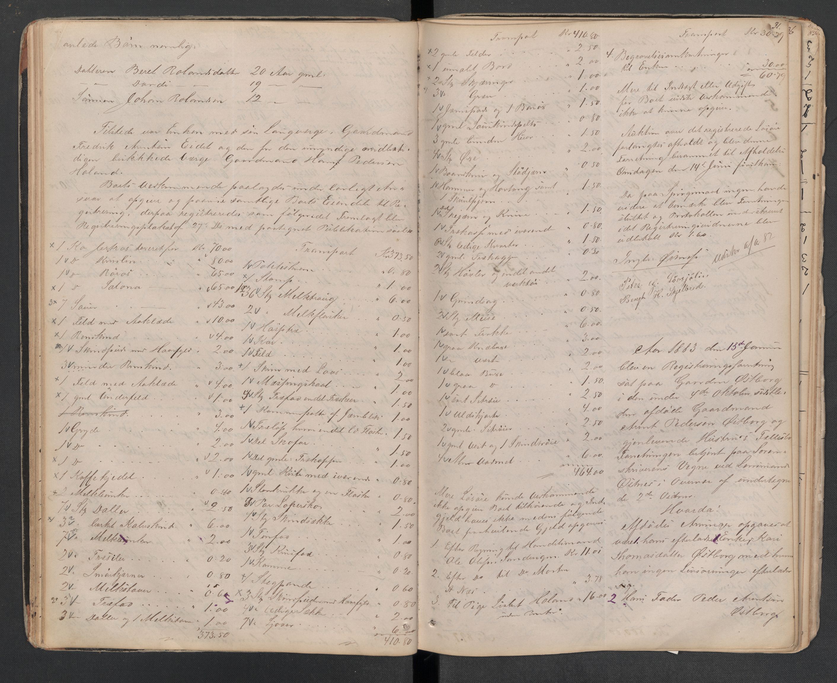 Lierne lensmannskontor - 1. avlevering, AV/SAT-A-1030/02/L0014: Dødsfalls-/ registreringsprotokoll, 1872-1905, p. 31
