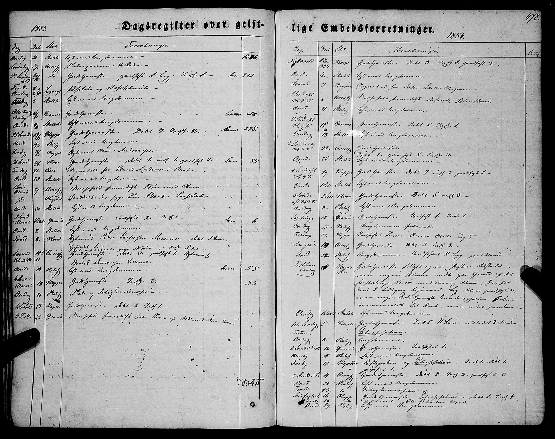 Vik sokneprestembete, SAB/A-81501: Parish register (official) no. A 8, 1846-1865, p. 478