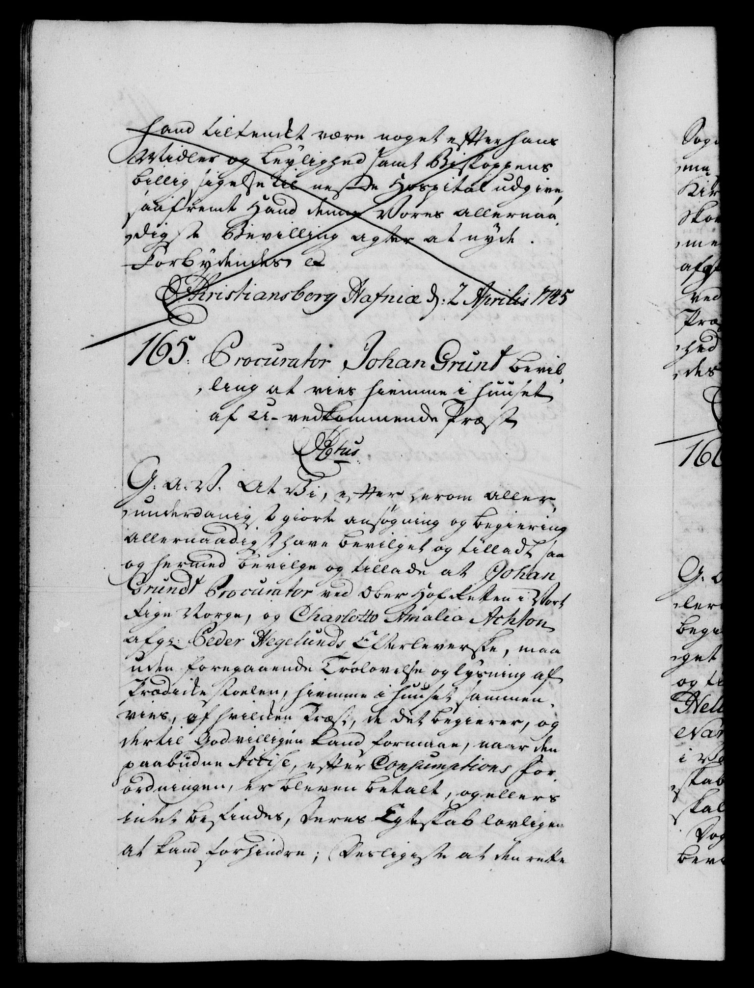 Danske Kanselli 1572-1799, RA/EA-3023/F/Fc/Fca/Fcaa/L0034: Norske registre, 1745-1746, p. 112b