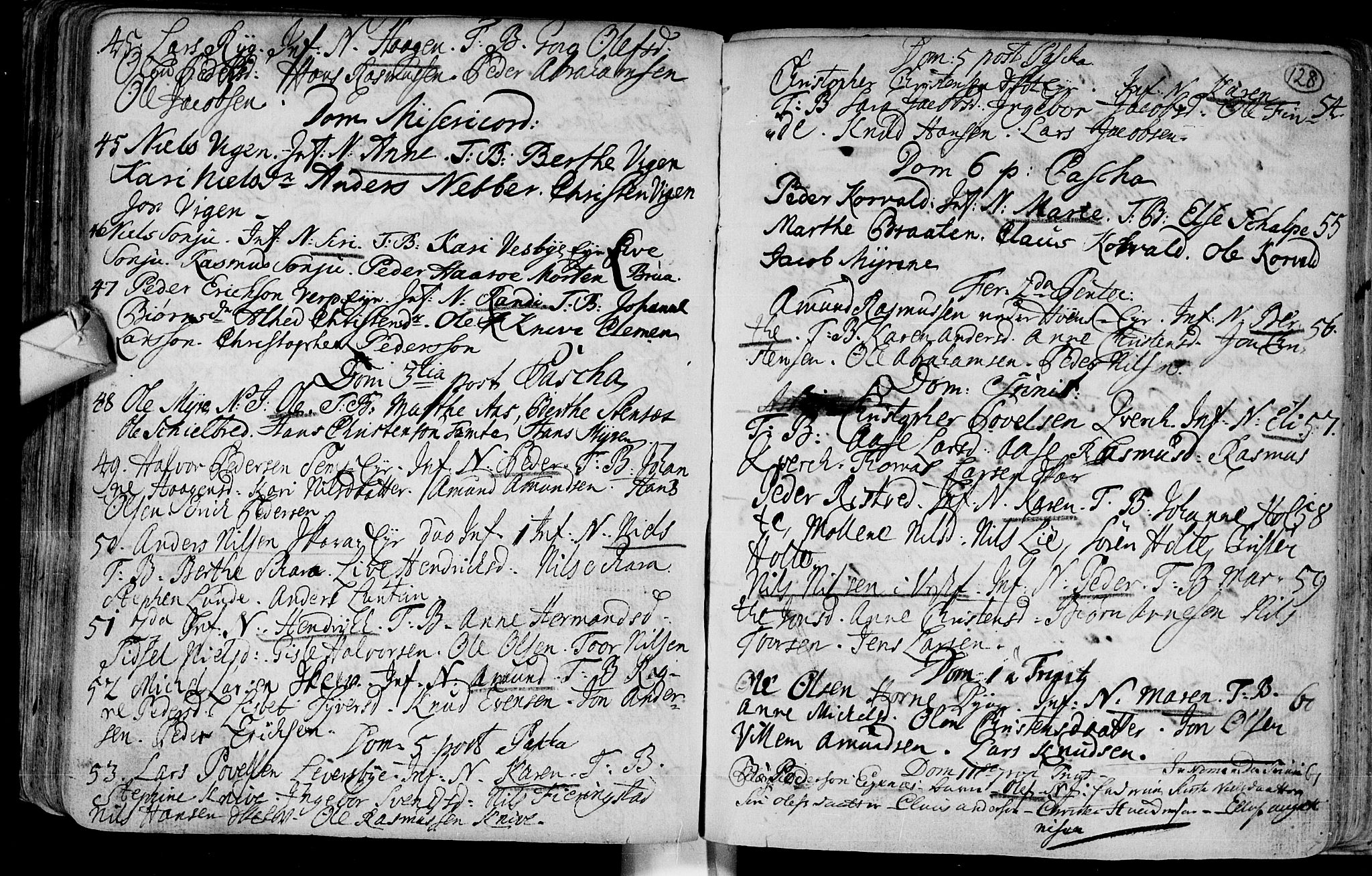 Eiker kirkebøker, AV/SAKO-A-4/F/Fa/L0003: Parish register (official) no. I 3, 1724-1753, p. 128