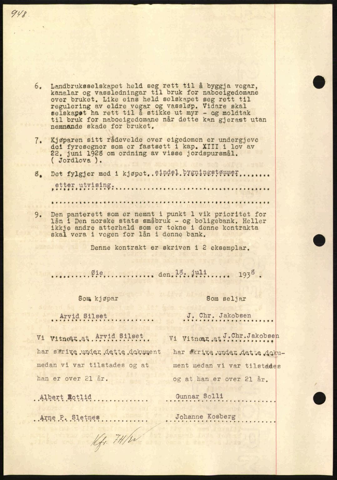 Nordmøre sorenskriveri, AV/SAT-A-4132/1/2/2Ca: Mortgage book no. B84, 1938-1939, Diary no: : 715/1939