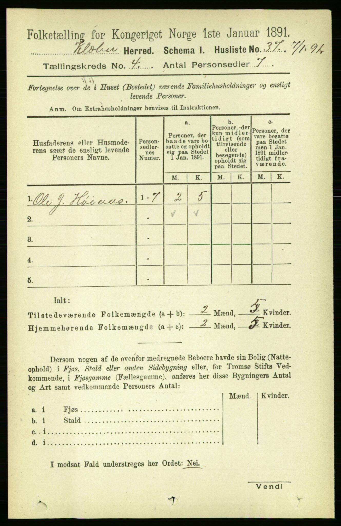 RA, 1891 census for 1662 Klæbu, 1891, p. 730