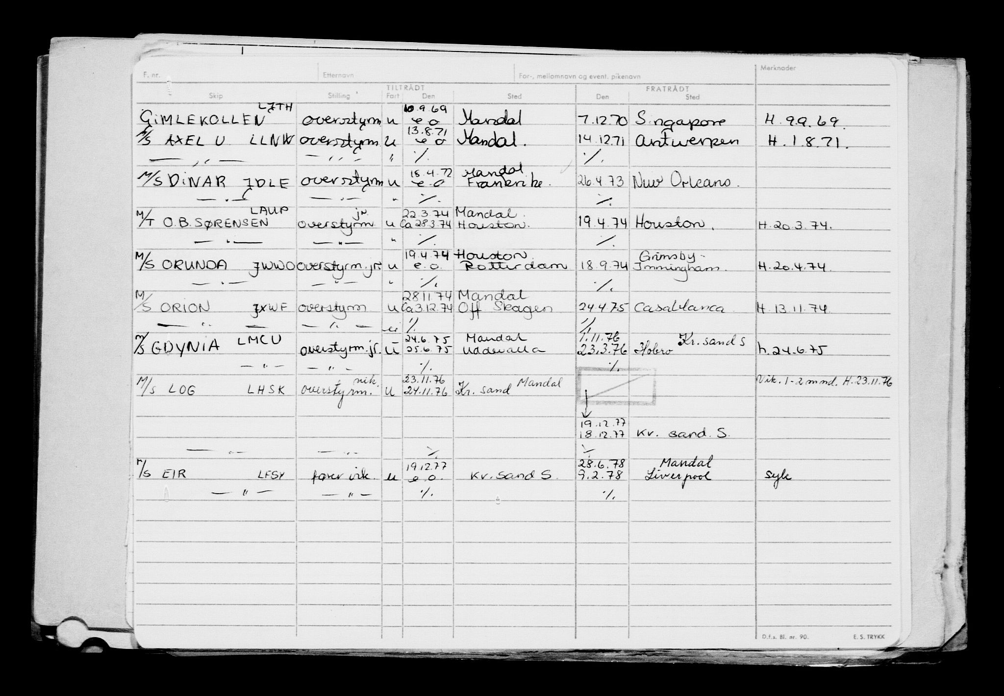 Direktoratet for sjømenn, RA/S-3545/G/Gb/L0213: Hovedkort, 1922, p. 723