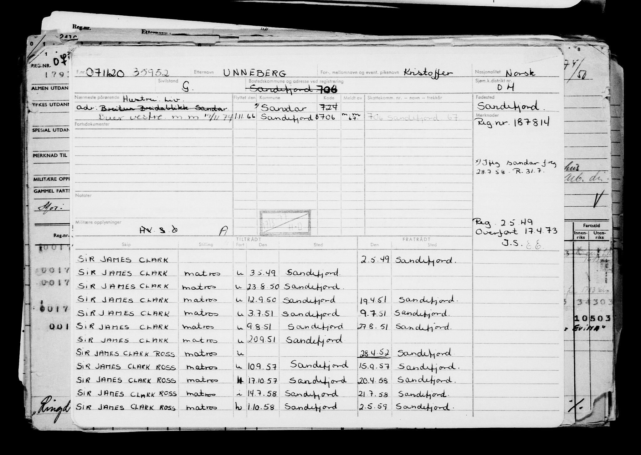 Direktoratet for sjømenn, AV/RA-S-3545/G/Gb/L0187: Hovedkort, 1920, p. 185