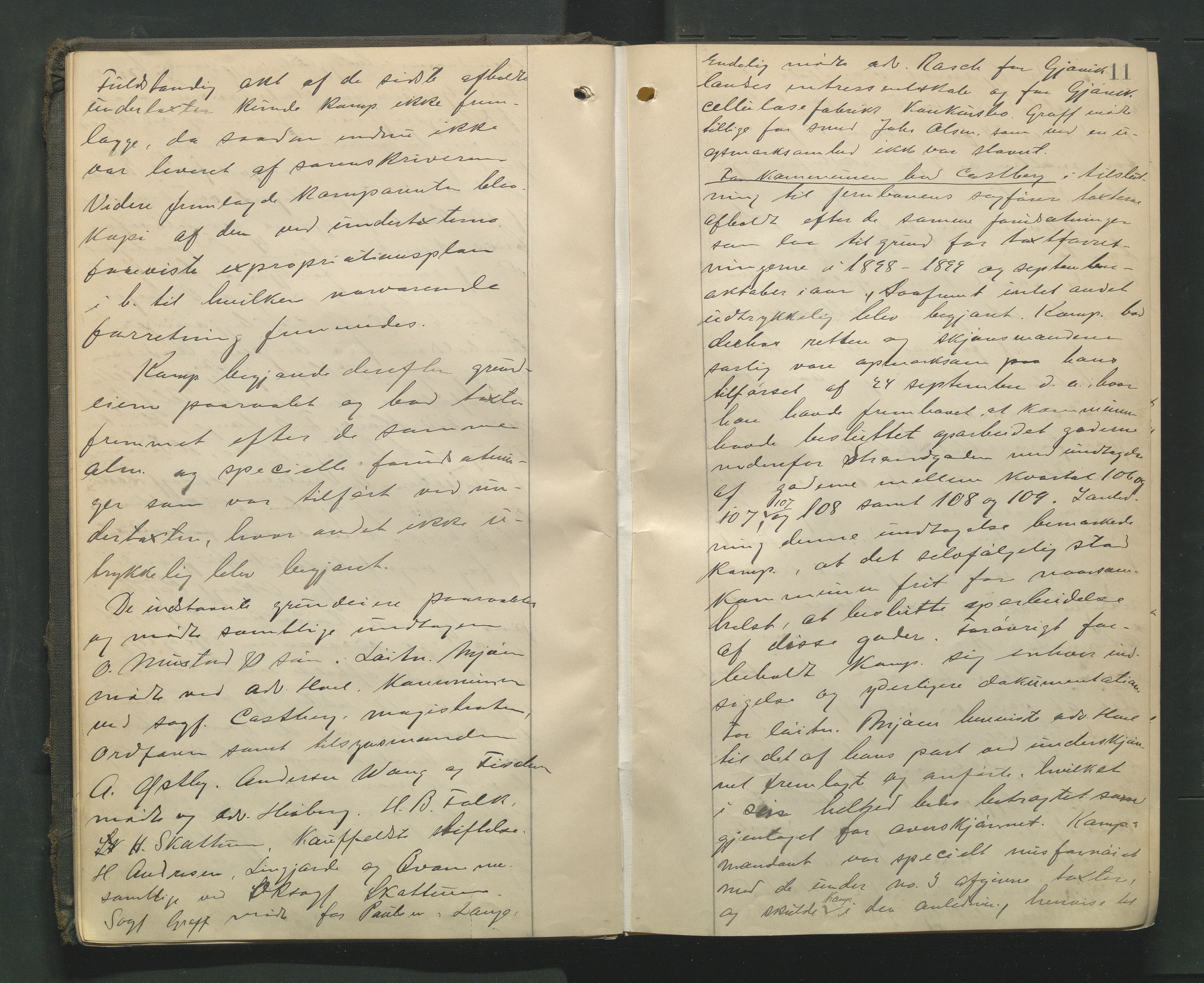 Toten tingrett, AV/SAH-TING-006/G/Gb/Gbb/L0009: Justisprotokoll, 1900-1902, p. 10b-11a