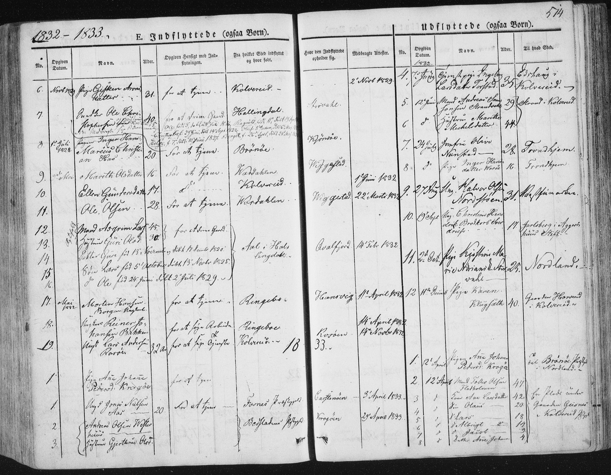 Ministerialprotokoller, klokkerbøker og fødselsregistre - Nord-Trøndelag, SAT/A-1458/784/L0669: Parish register (official) no. 784A04, 1829-1859, p. 514