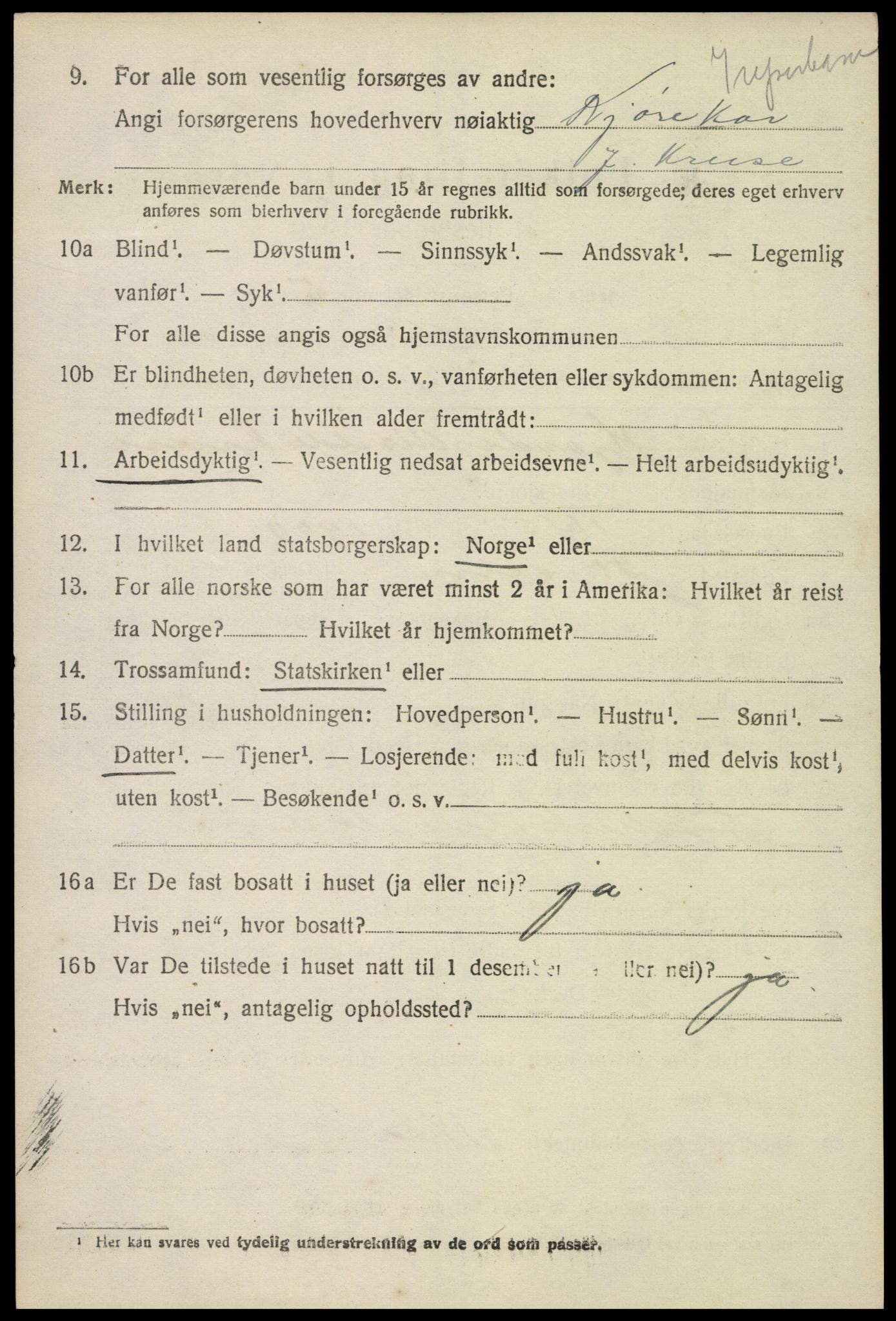 SAKO, 1920 census for Fredriksvern, 1920, p. 564