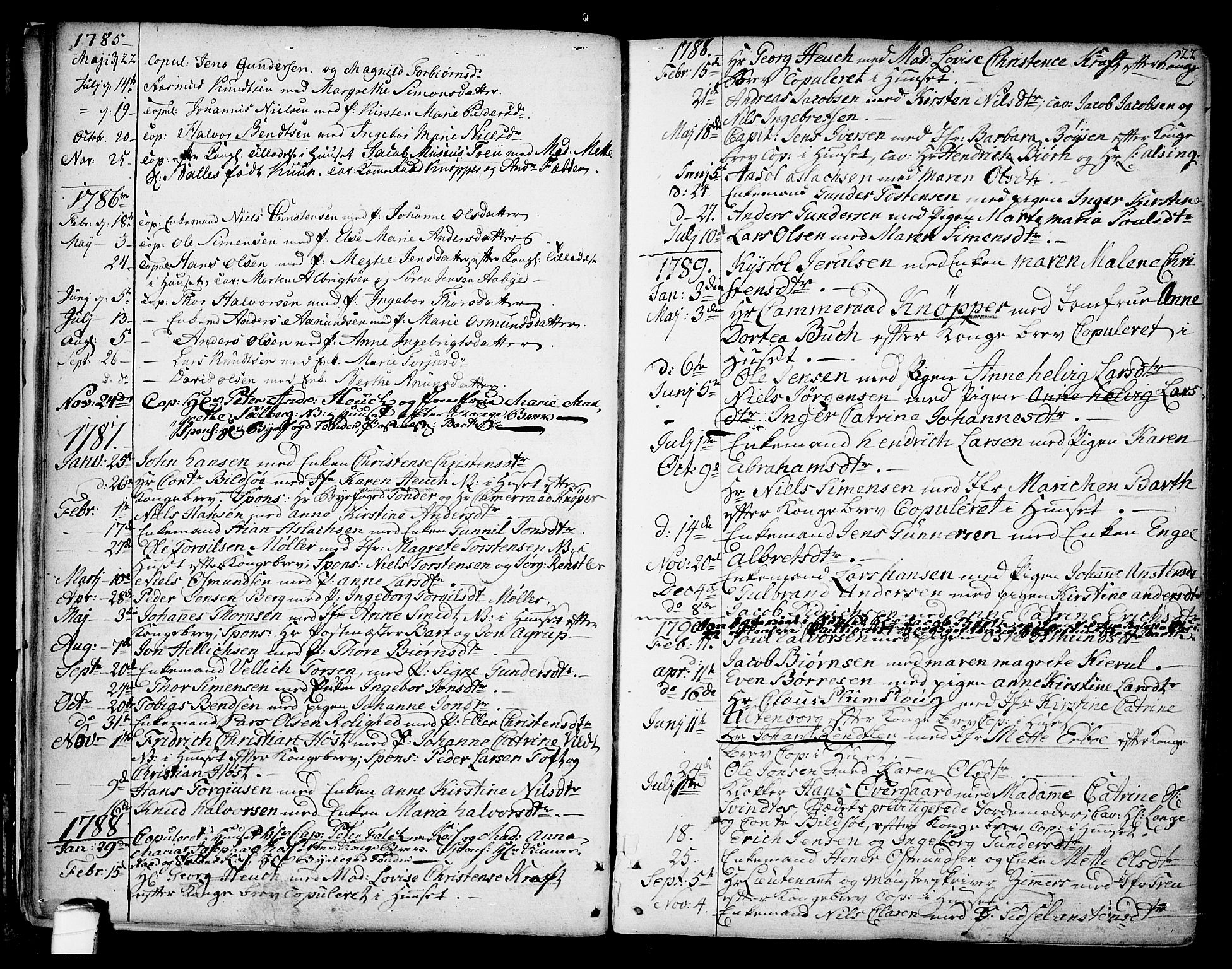 Kragerø kirkebøker, AV/SAKO-A-278/F/Fa/L0002: Parish register (official) no. 2, 1767-1802, p. 22