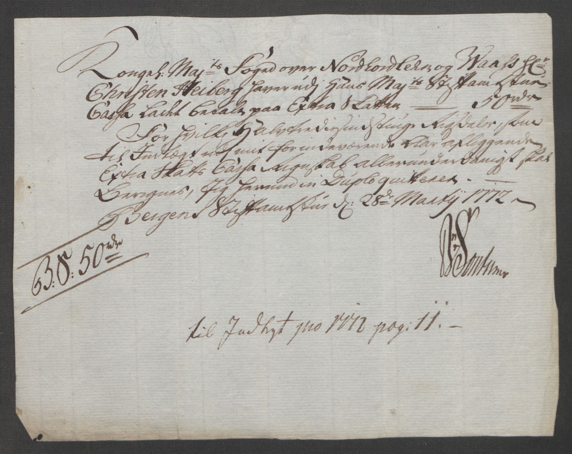 Rentekammeret inntil 1814, Reviderte regnskaper, Fogderegnskap, RA/EA-4092/R51/L3303: Ekstraskatten Nordhordland og Voss, 1762-1772, p. 678