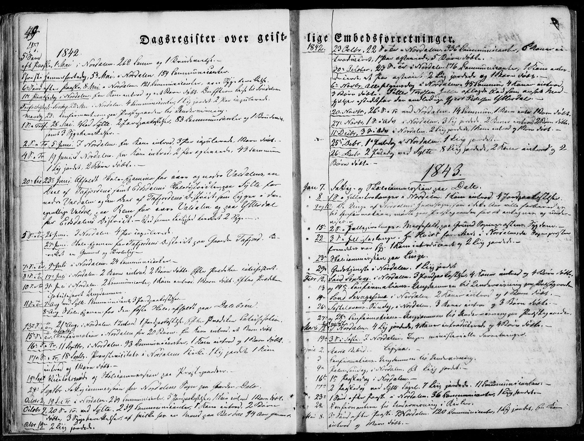 Ministerialprotokoller, klokkerbøker og fødselsregistre - Møre og Romsdal, SAT/A-1454/519/L0247: Parish register (official) no. 519A06, 1827-1846, p. 47