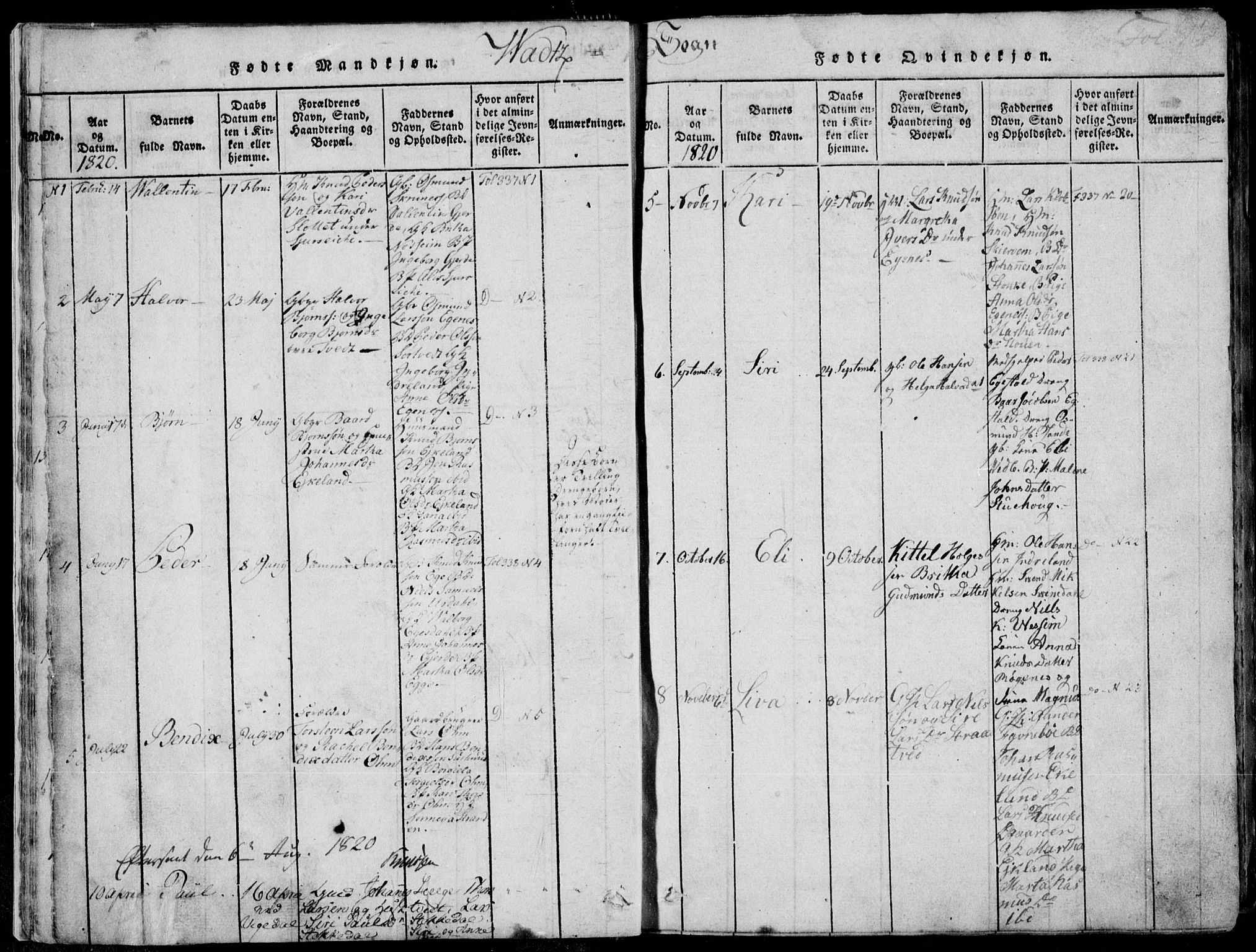 Skjold sokneprestkontor, AV/SAST-A-101847/H/Ha/Haa/L0004: Parish register (official) no. A 4 /2, 1815-1830, p. 11