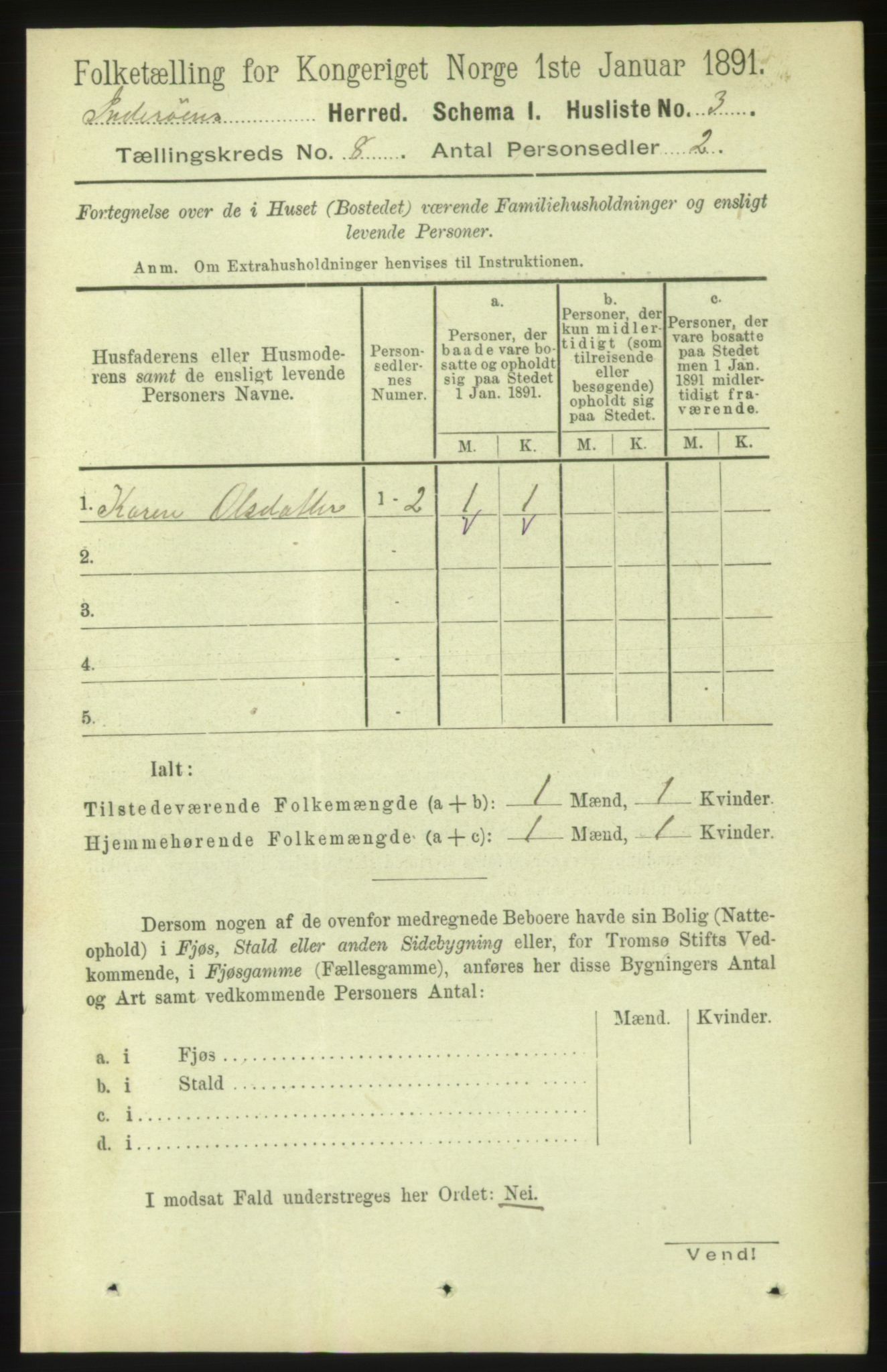 RA, 1891 census for 1729 Inderøy, 1891, p. 4424