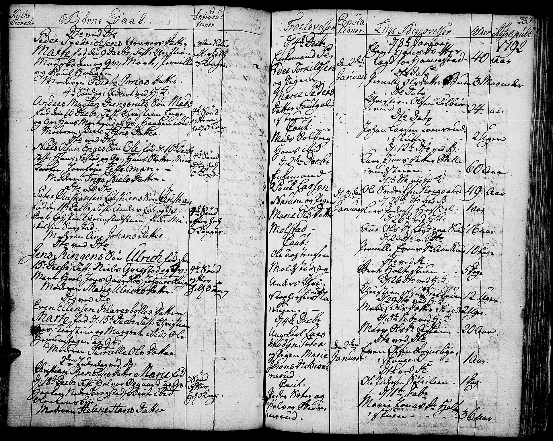 Toten prestekontor, SAH/PREST-102/H/Ha/Haa/L0006: Parish register (official) no. 6, 1773-1793, p. 333