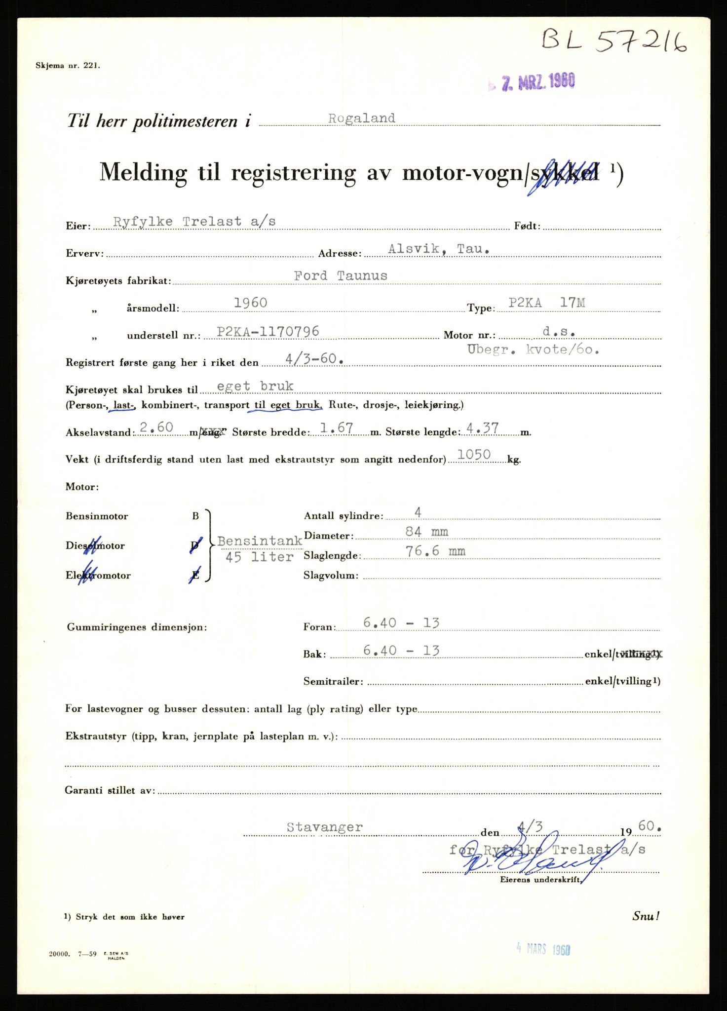 Stavanger trafikkstasjon, AV/SAST-A-101942/0/F/L0057: L-57200 - L-57999, 1930-1971, p. 57