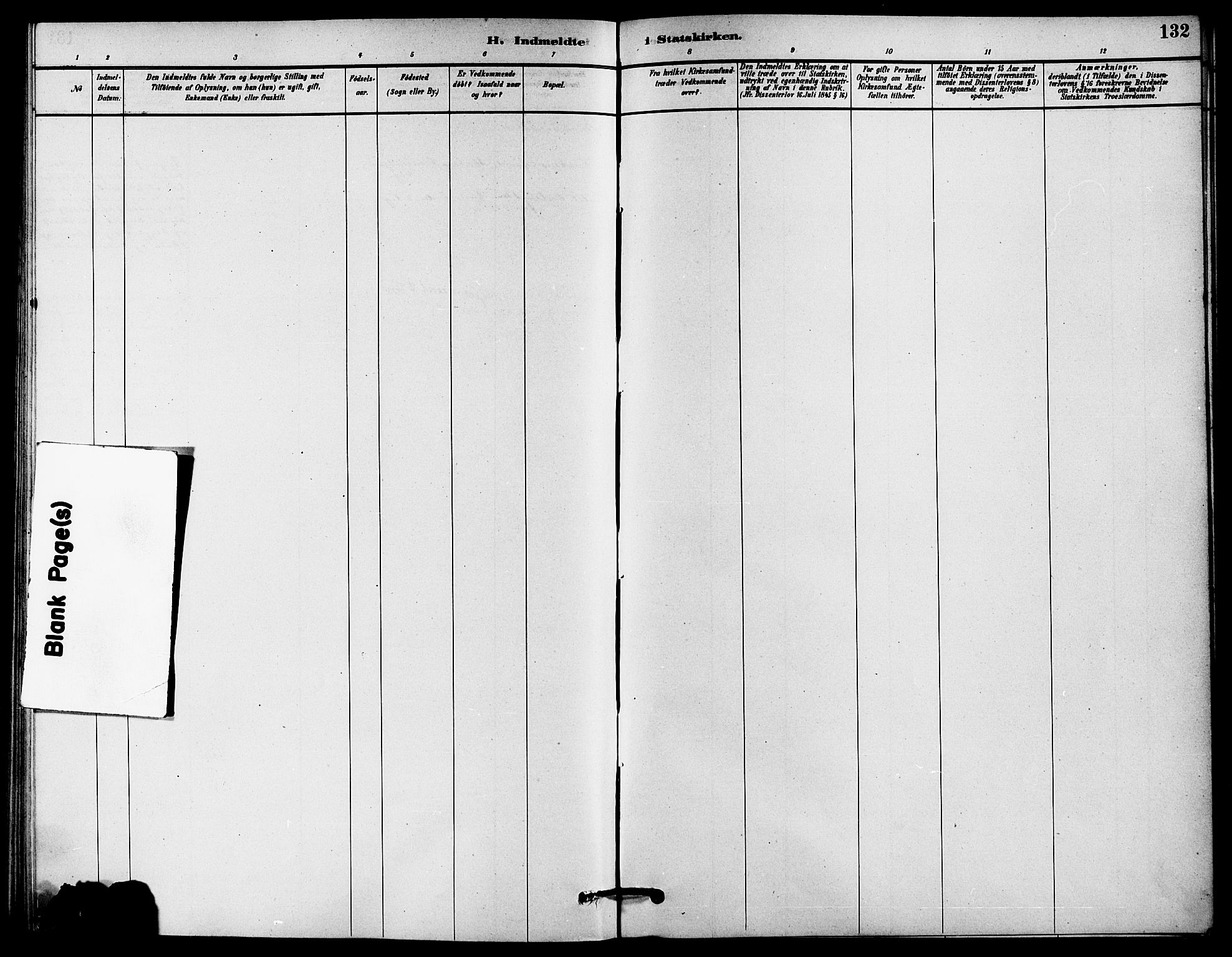 Jelsa sokneprestkontor, AV/SAST-A-101842/01/IV: Parish register (official) no. A 9, 1878-1898, p. 132