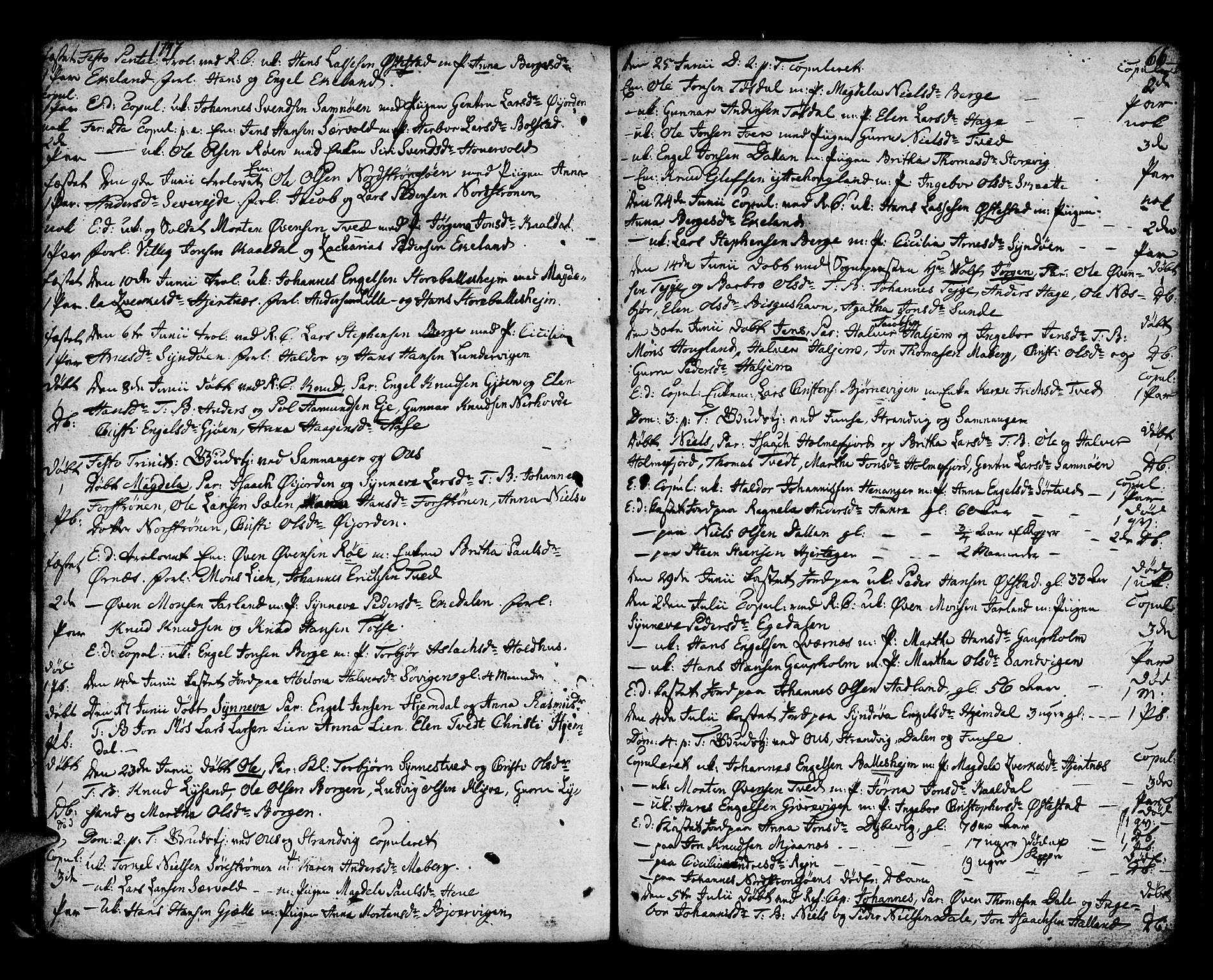Os sokneprestembete, SAB/A-99929: Parish register (official) no. A 11, 1789-1815, p. 66