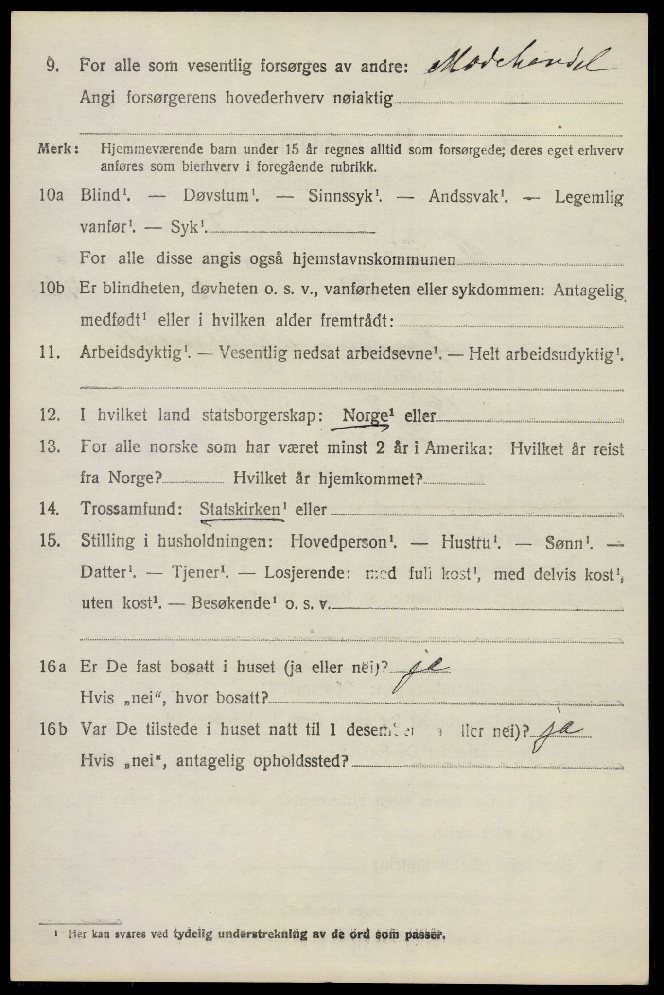 SAO, 1920 census for Hurdal, 1920, p. 3615