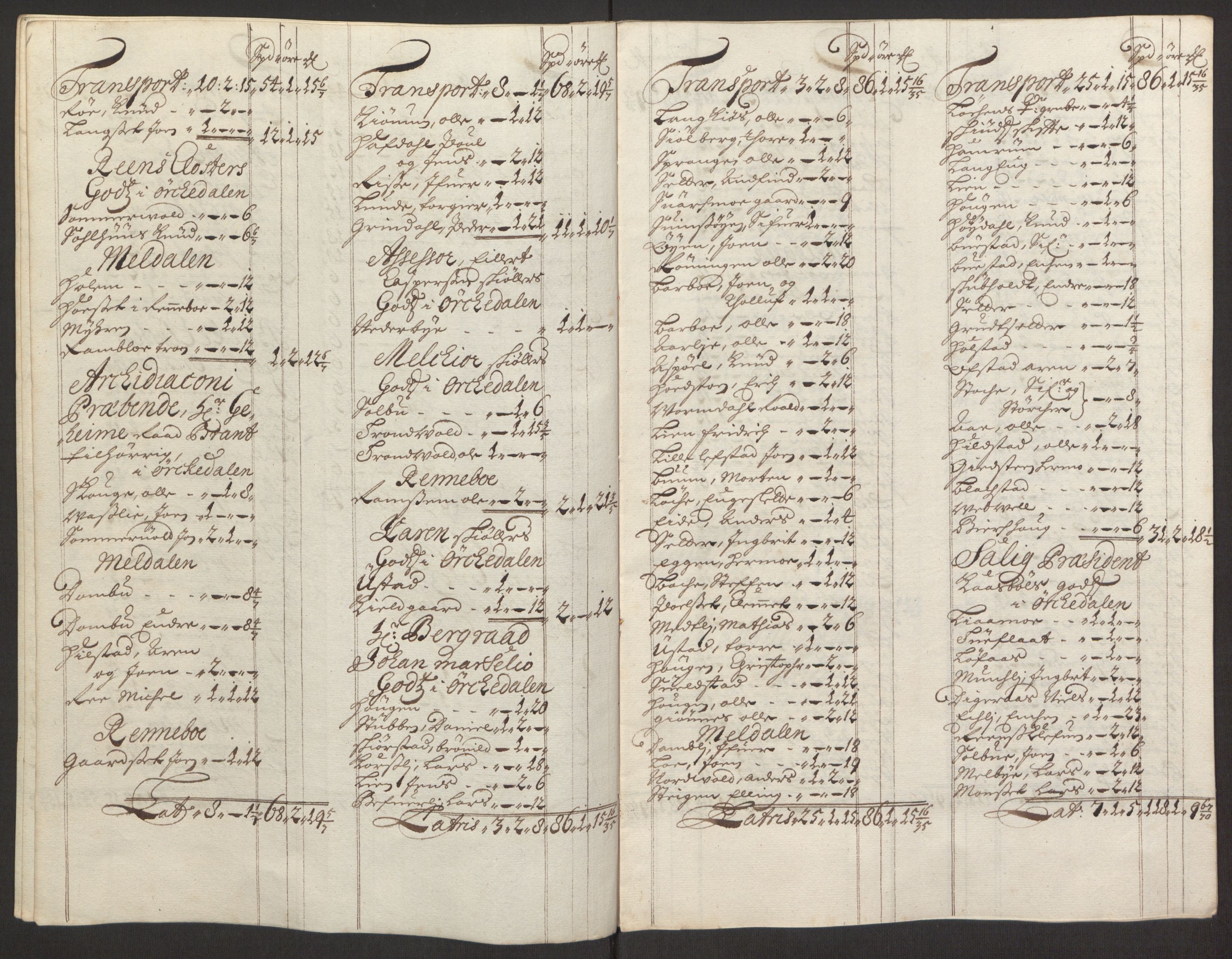 Rentekammeret inntil 1814, Reviderte regnskaper, Fogderegnskap, AV/RA-EA-4092/R60/L3944: Fogderegnskap Orkdal og Gauldal, 1694, p. 73