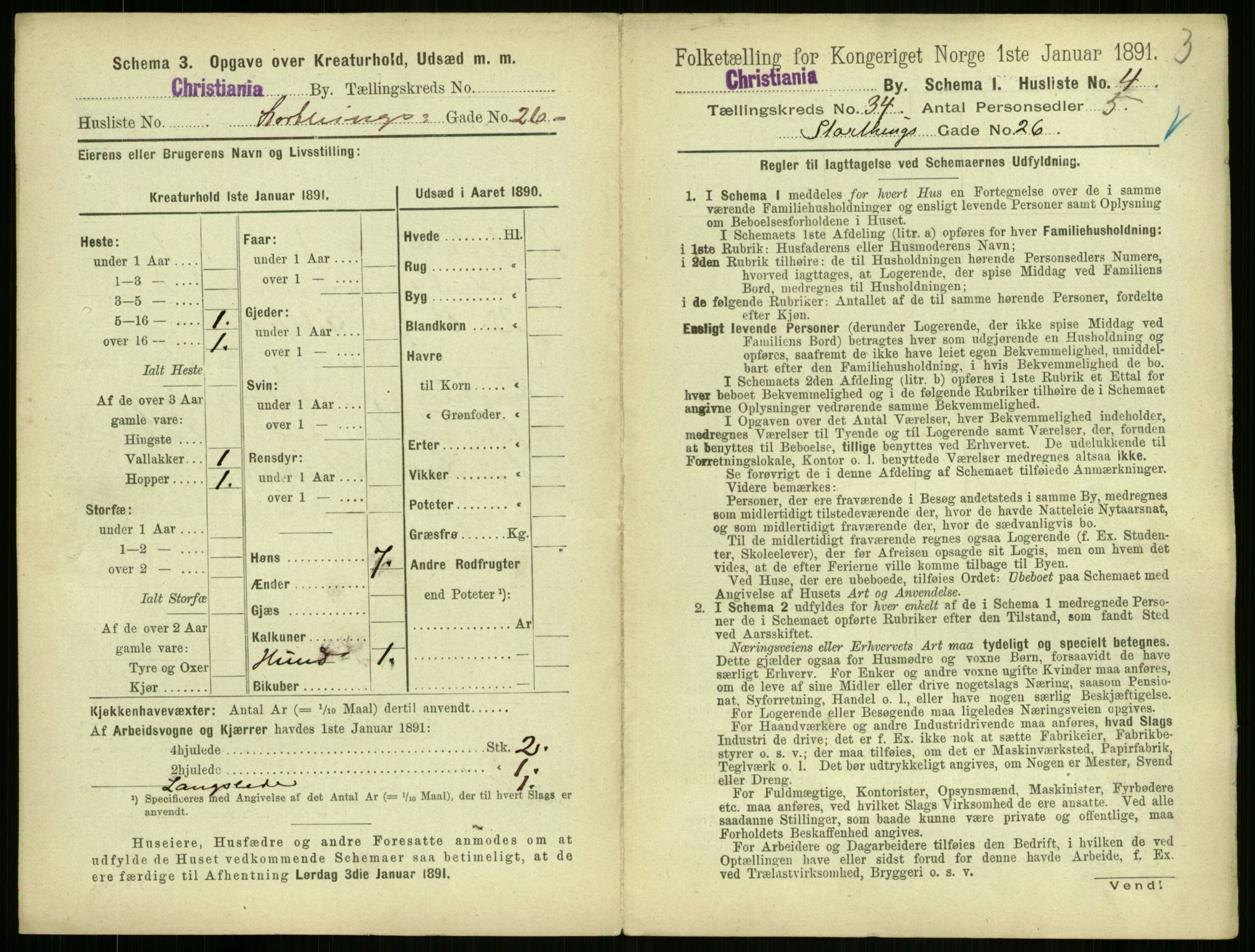 RA, 1891 census for 0301 Kristiania, 1891, p. 18301