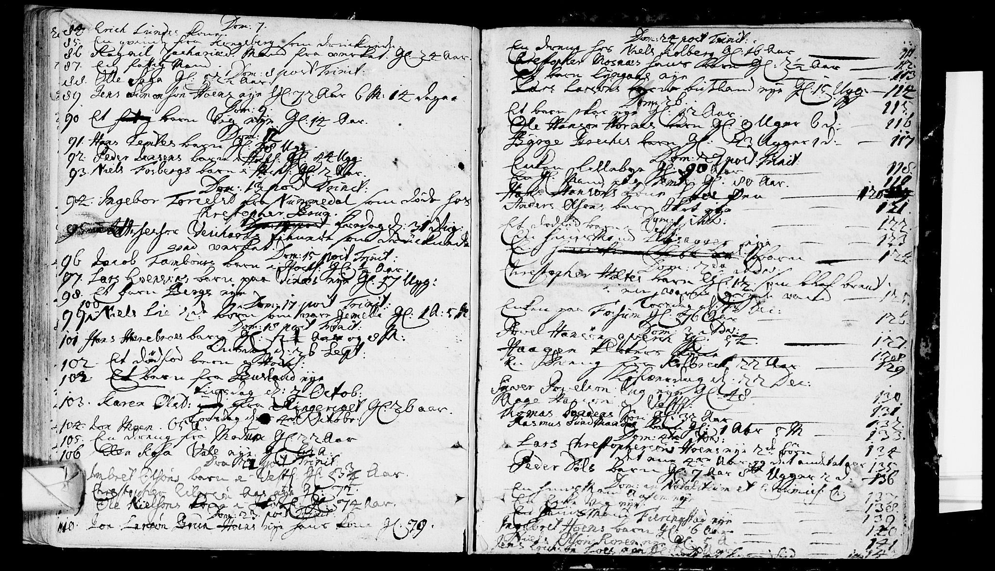 Eiker kirkebøker, AV/SAKO-A-4/F/Fa/L0006: Parish register (official) no. I 6 /1, 1705-1733