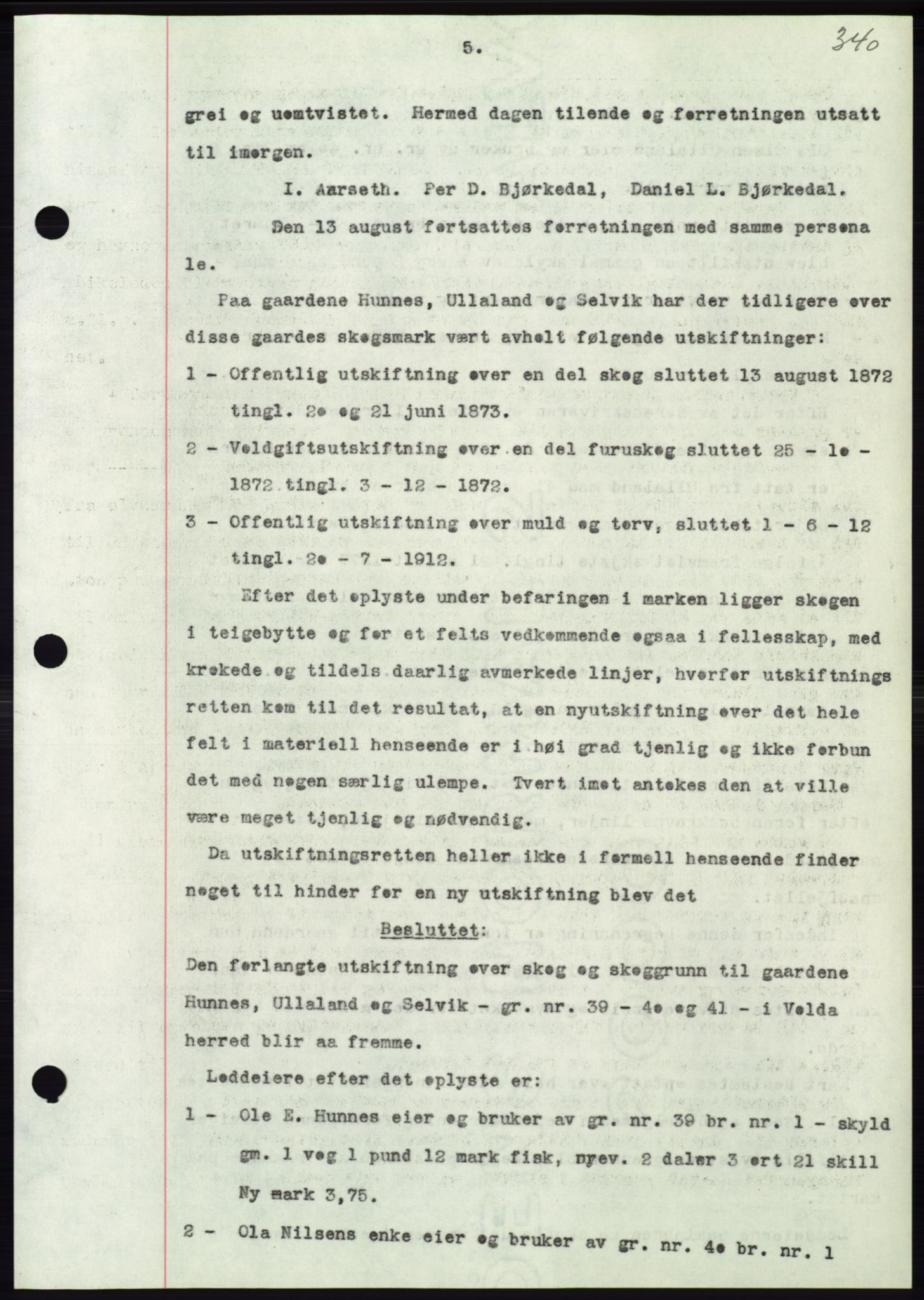 Søre Sunnmøre sorenskriveri, AV/SAT-A-4122/1/2/2C/L0062: Mortgage book no. 56, 1936-1937, Diary no: : 229/1937