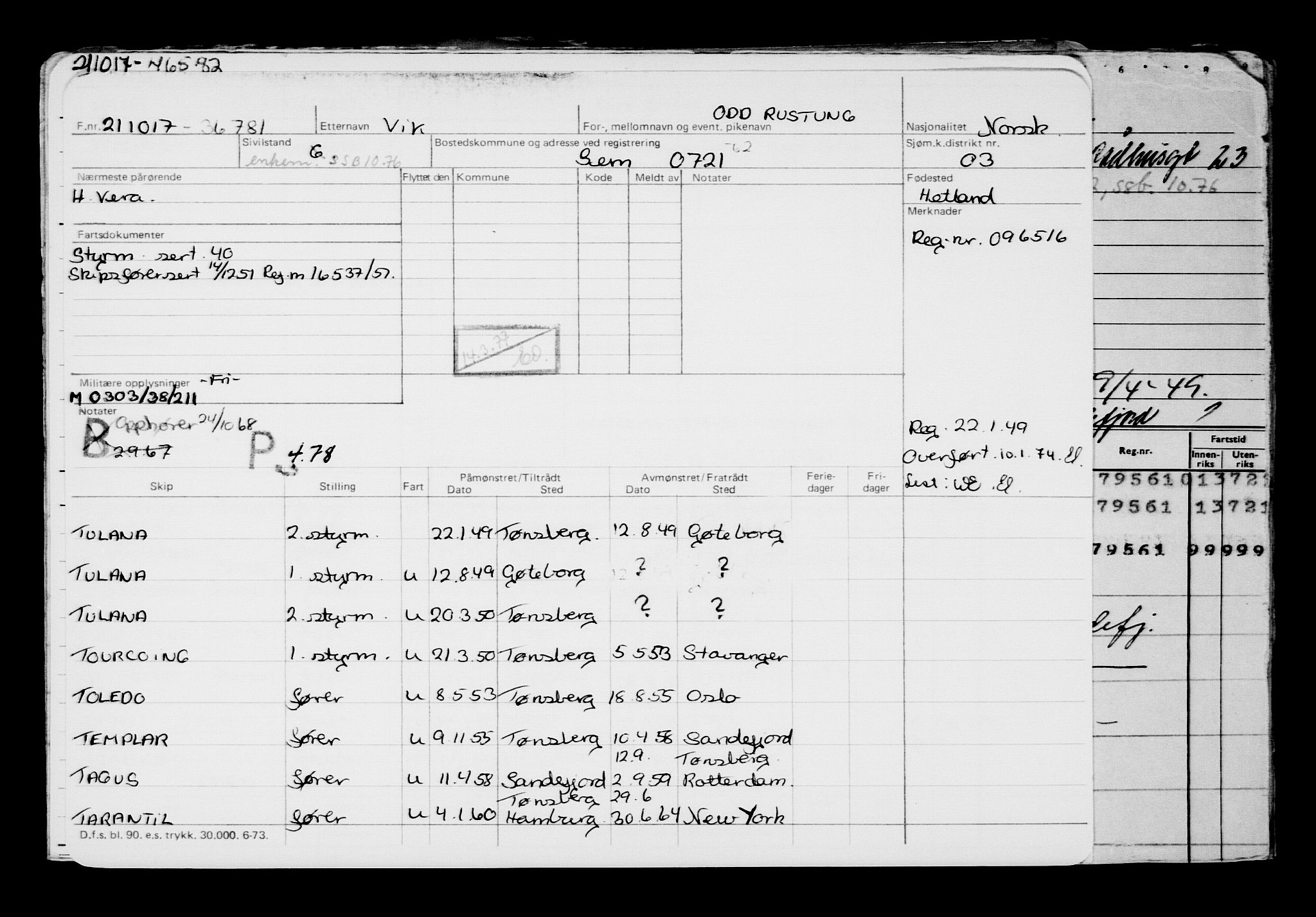 Direktoratet for sjømenn, AV/RA-S-3545/G/Gb/L0152: Hovedkort, 1917, p. 653