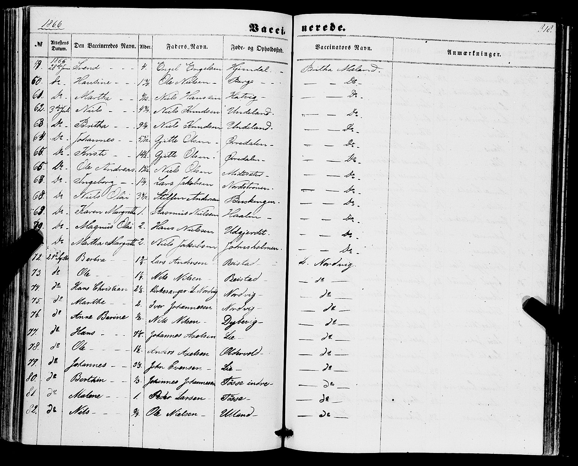 Os sokneprestembete, AV/SAB-A-99929: Parish register (official) no. A 17, 1860-1873, p. 318