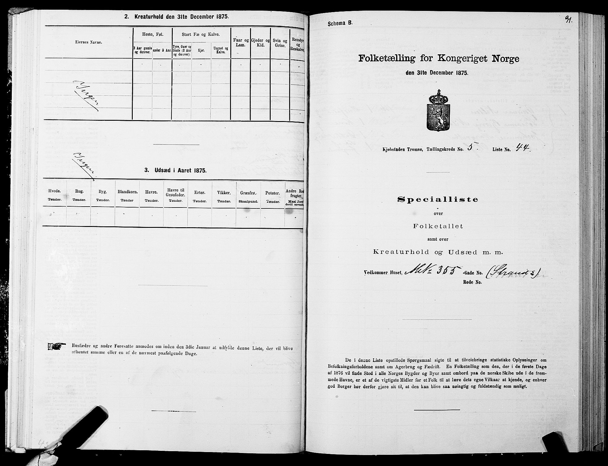 SATØ, 1875 census for 1902P Tromsø, 1875, p. 4091