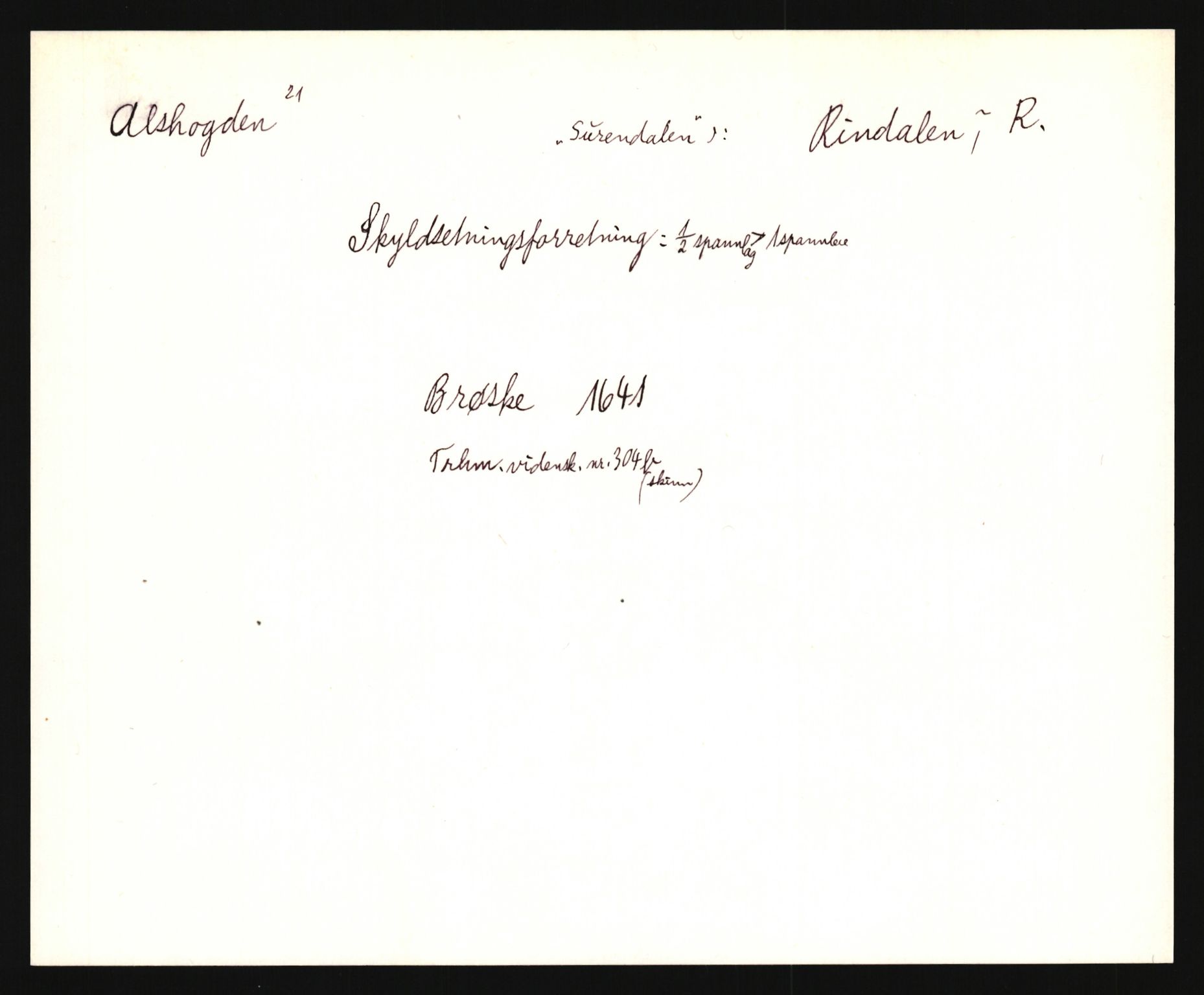 Riksarkivets diplomsamling, AV/RA-EA-5965/F35/F35e/L0031: Registreringssedler Møre og Romsdal, 1400-1700, p. 709