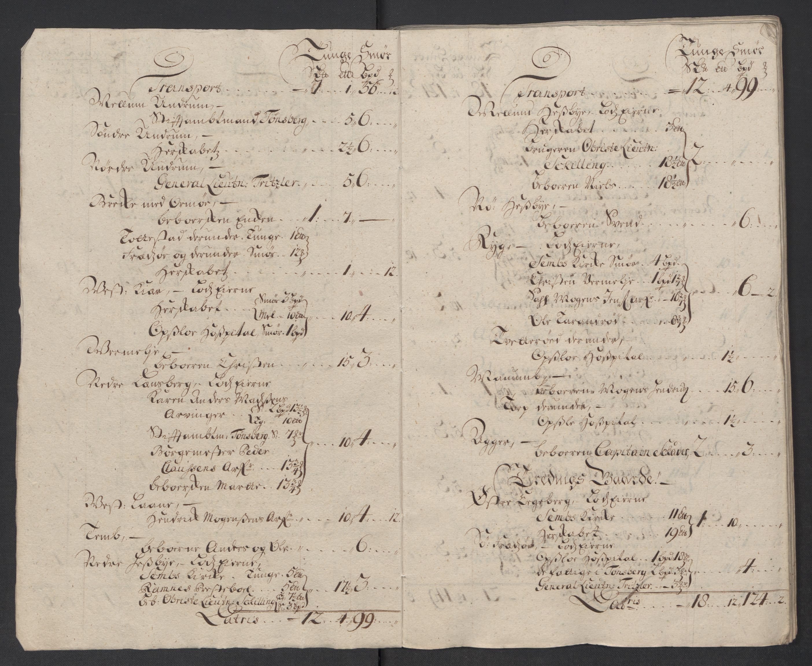 Rentekammeret inntil 1814, Reviderte regnskaper, Fogderegnskap, AV/RA-EA-4092/R32/L1881: Fogderegnskap Jarlsberg grevskap, 1717, p. 26