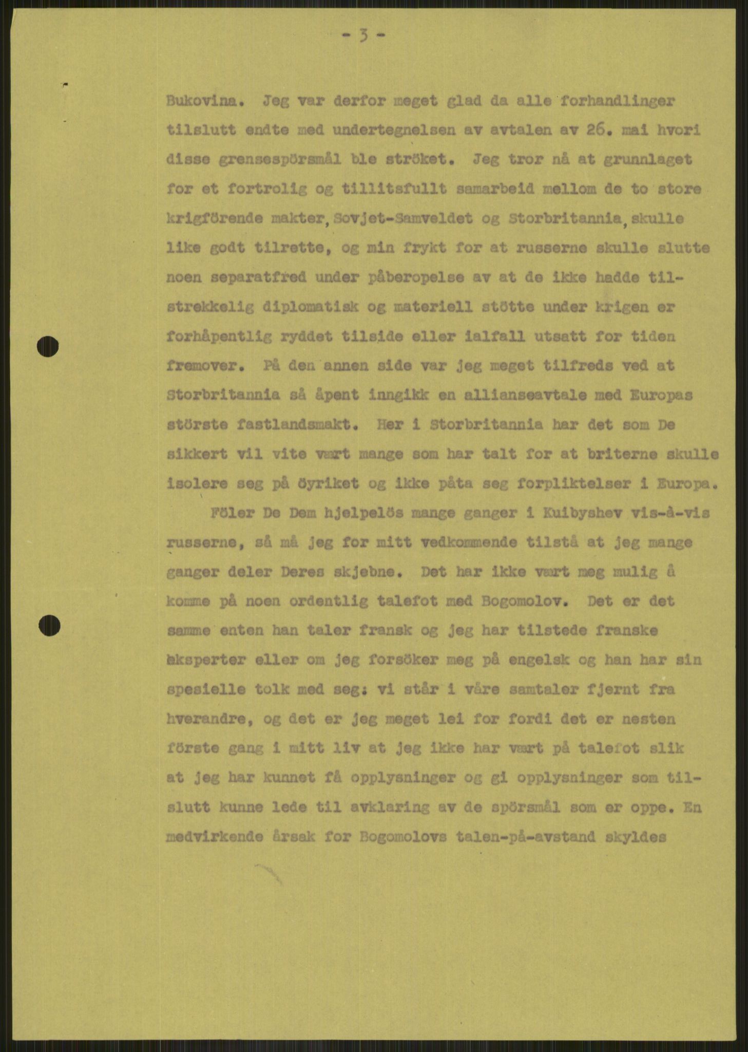 Lie, Trygve, AV/RA-PA-1407/D/L0005: Blandet korrespondanse., 1941-1945, p. 443