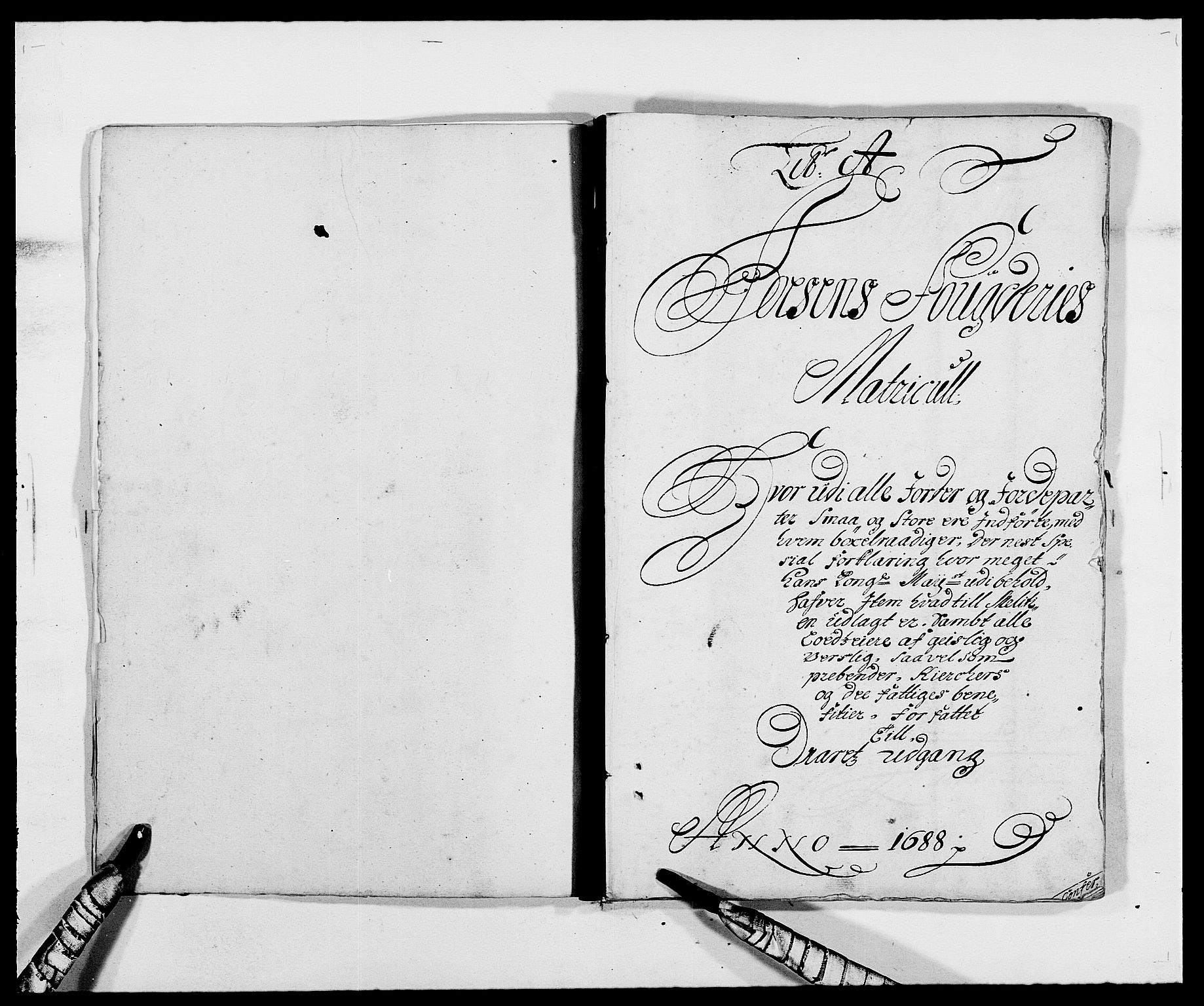 Rentekammeret inntil 1814, Reviderte regnskaper, Fogderegnskap, RA/EA-4092/R57/L3846: Fogderegnskap Fosen, 1688, p. 14