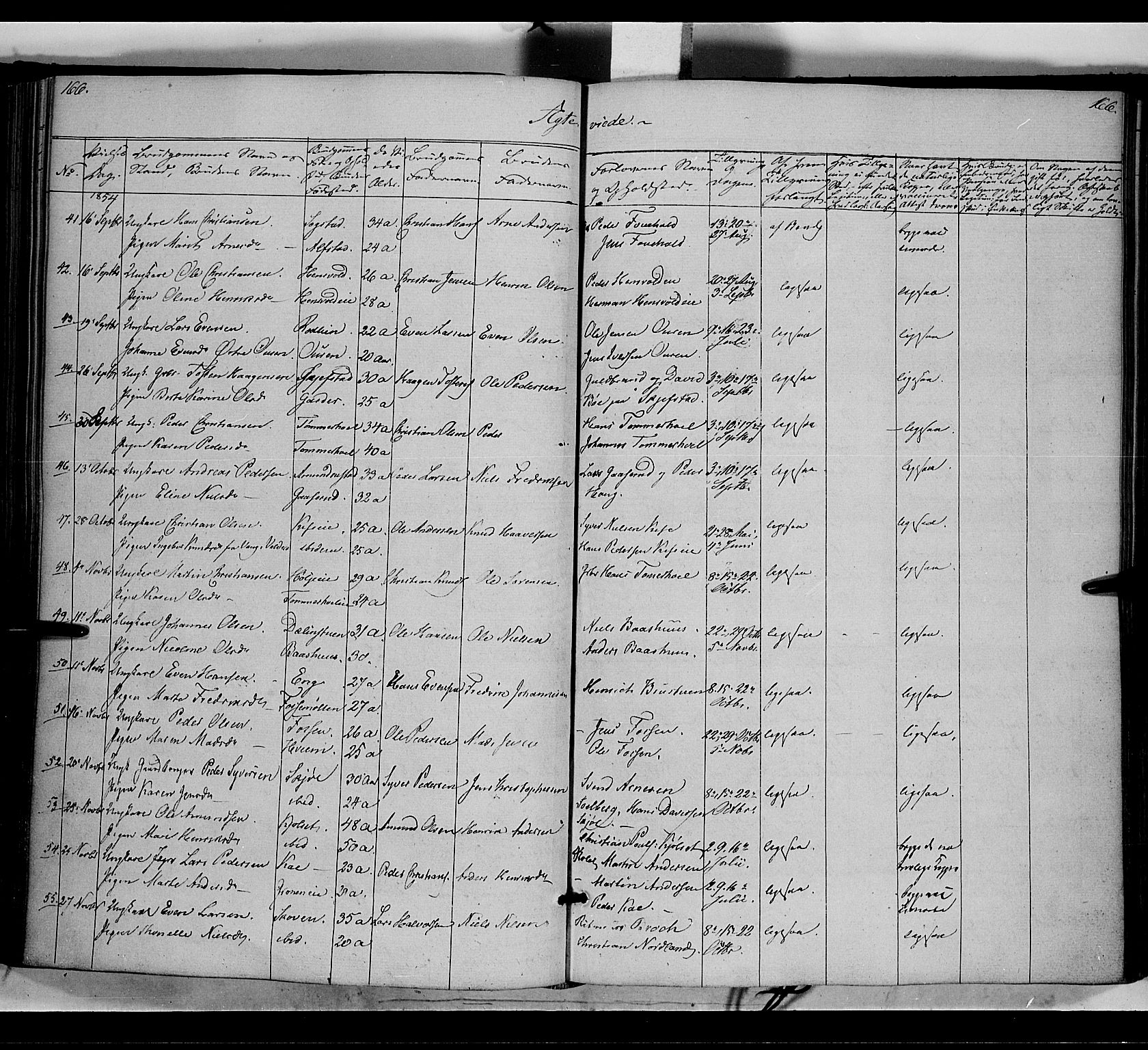 Østre Toten prestekontor, SAH/PREST-104/H/Ha/Haa/L0003: Parish register (official) no. 3, 1848-1856, p. 166