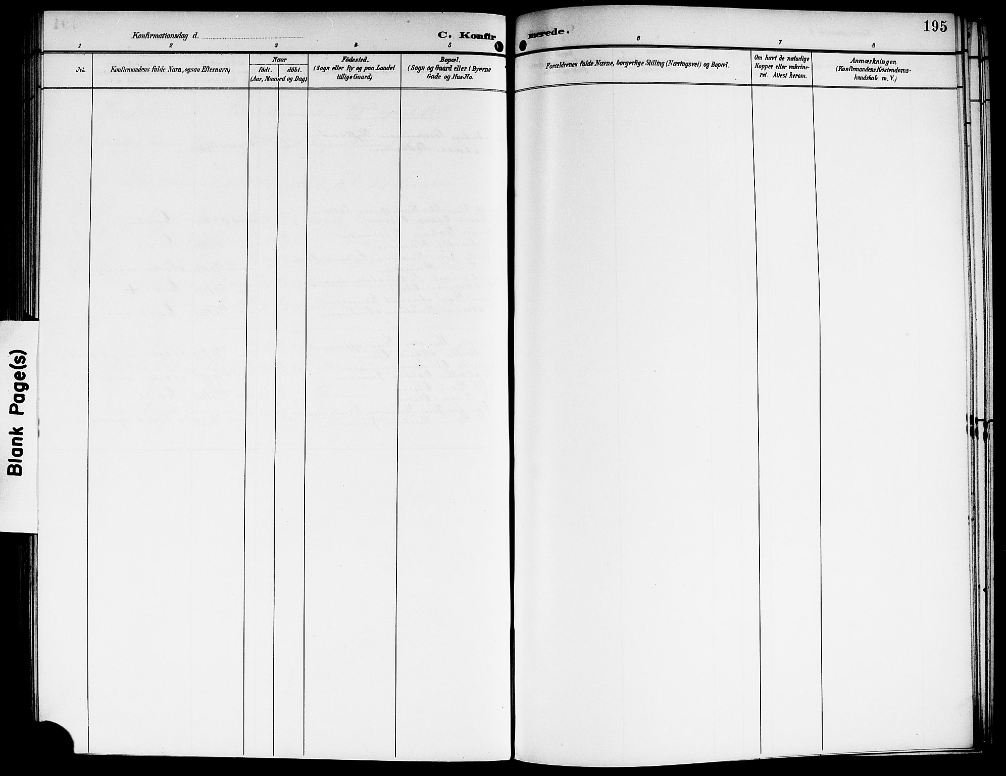 Sørum prestekontor Kirkebøker, AV/SAO-A-10303/G/Ga/L0006: Parish register (copy) no. I 6, 1894-1906, p. 195