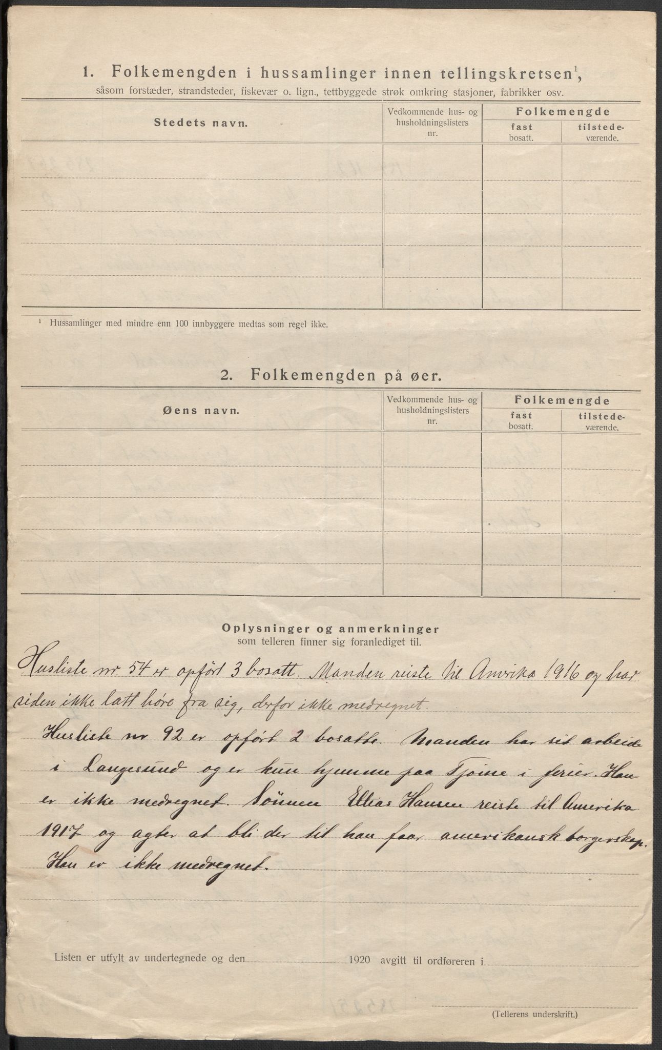 SAKO, 1920 census for Tjøme, 1920, p. 14