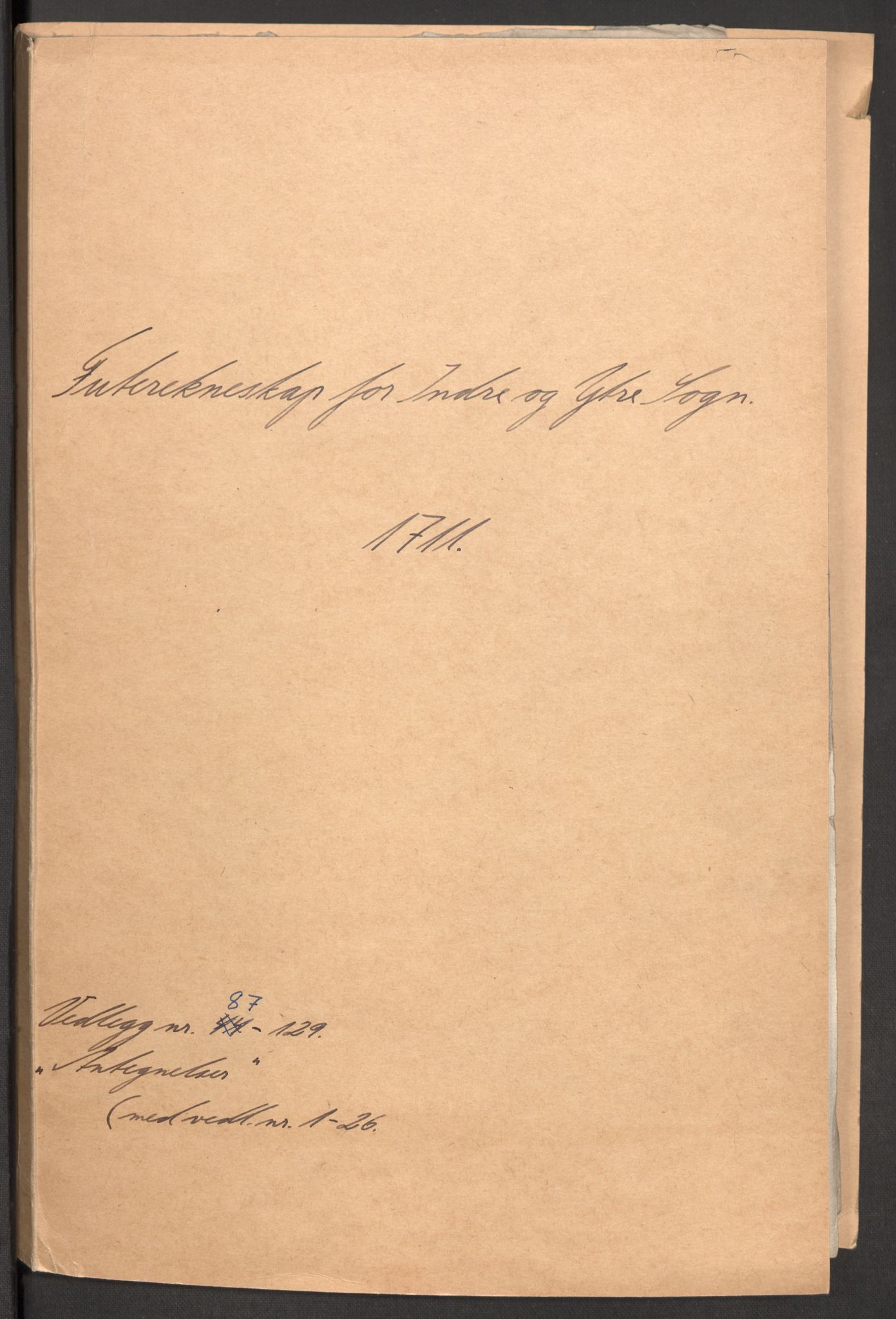 Rentekammeret inntil 1814, Reviderte regnskaper, Fogderegnskap, RA/EA-4092/R52/L3317: Fogderegnskap Sogn, 1711, p. 394