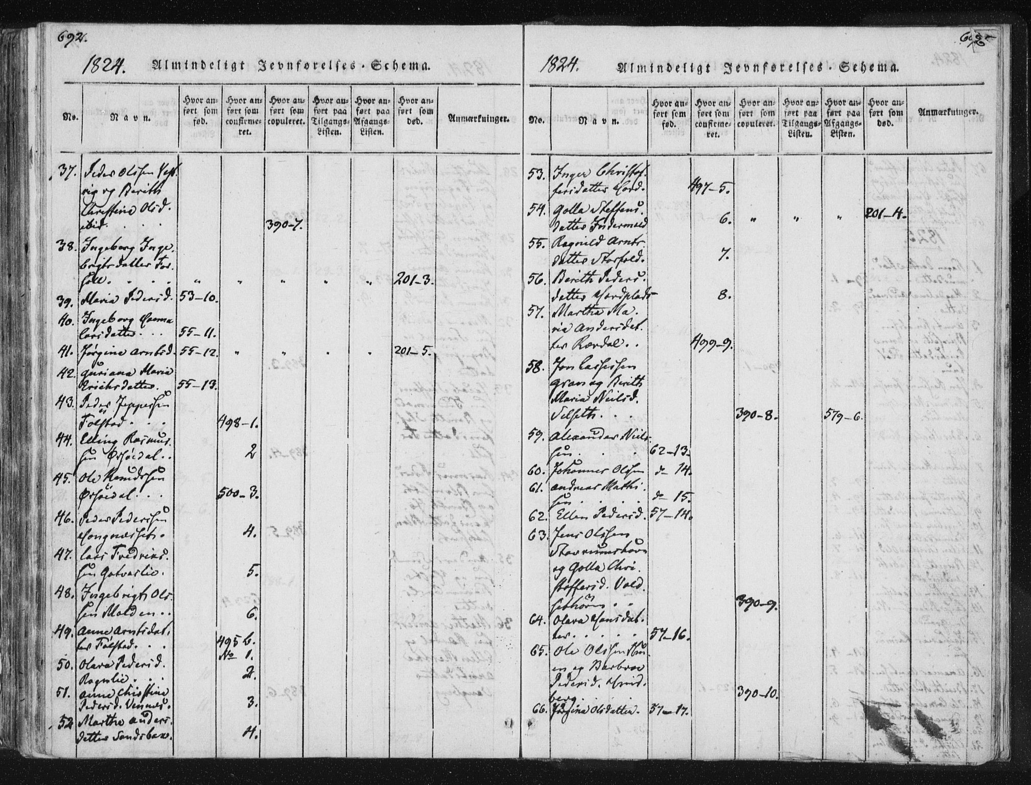Ministerialprotokoller, klokkerbøker og fødselsregistre - Nord-Trøndelag, SAT/A-1458/744/L0417: Parish register (official) no. 744A01, 1817-1842, p. 692-693
