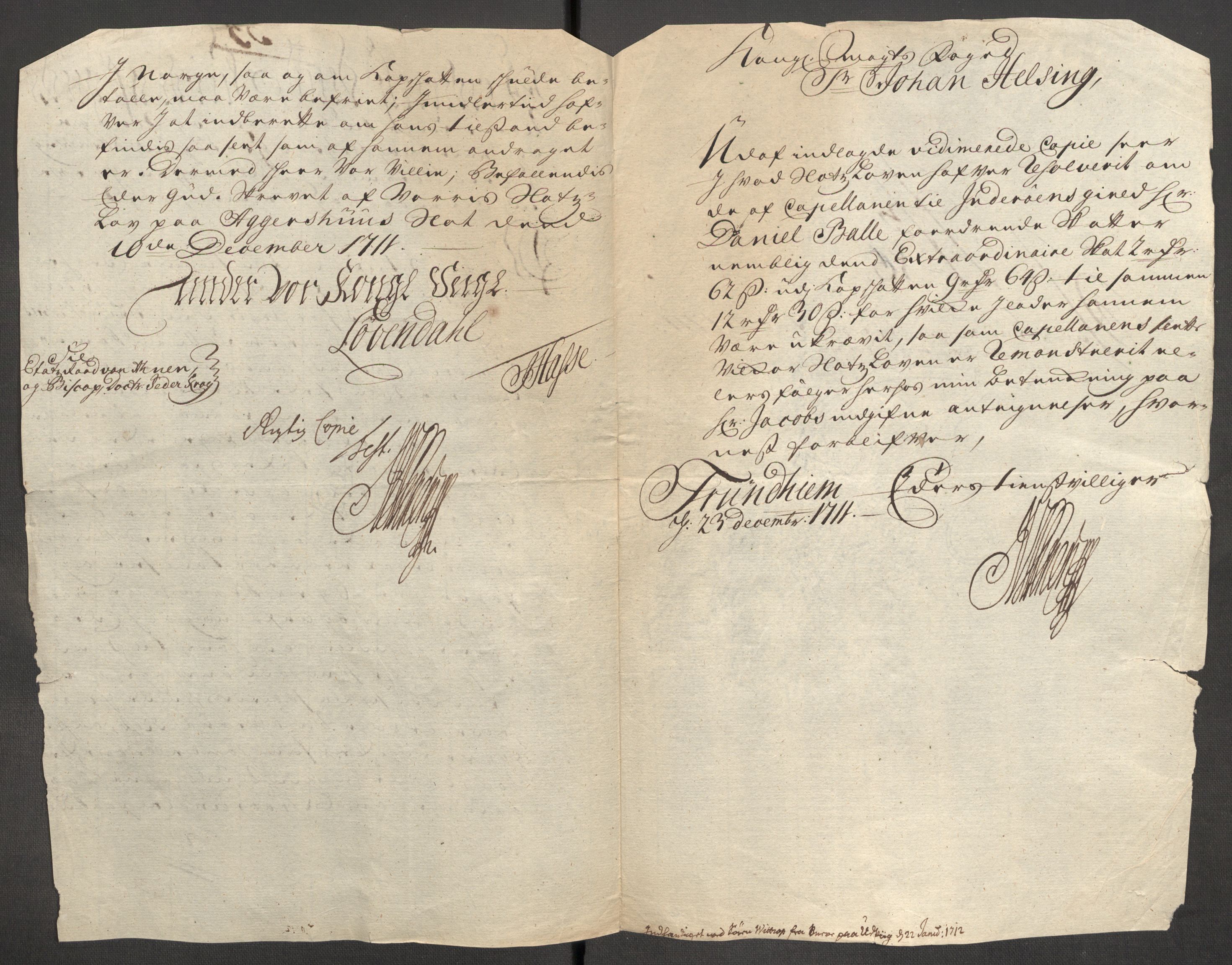 Rentekammeret inntil 1814, Reviderte regnskaper, Fogderegnskap, AV/RA-EA-4092/R63/L4319: Fogderegnskap Inderøy, 1711, p. 473