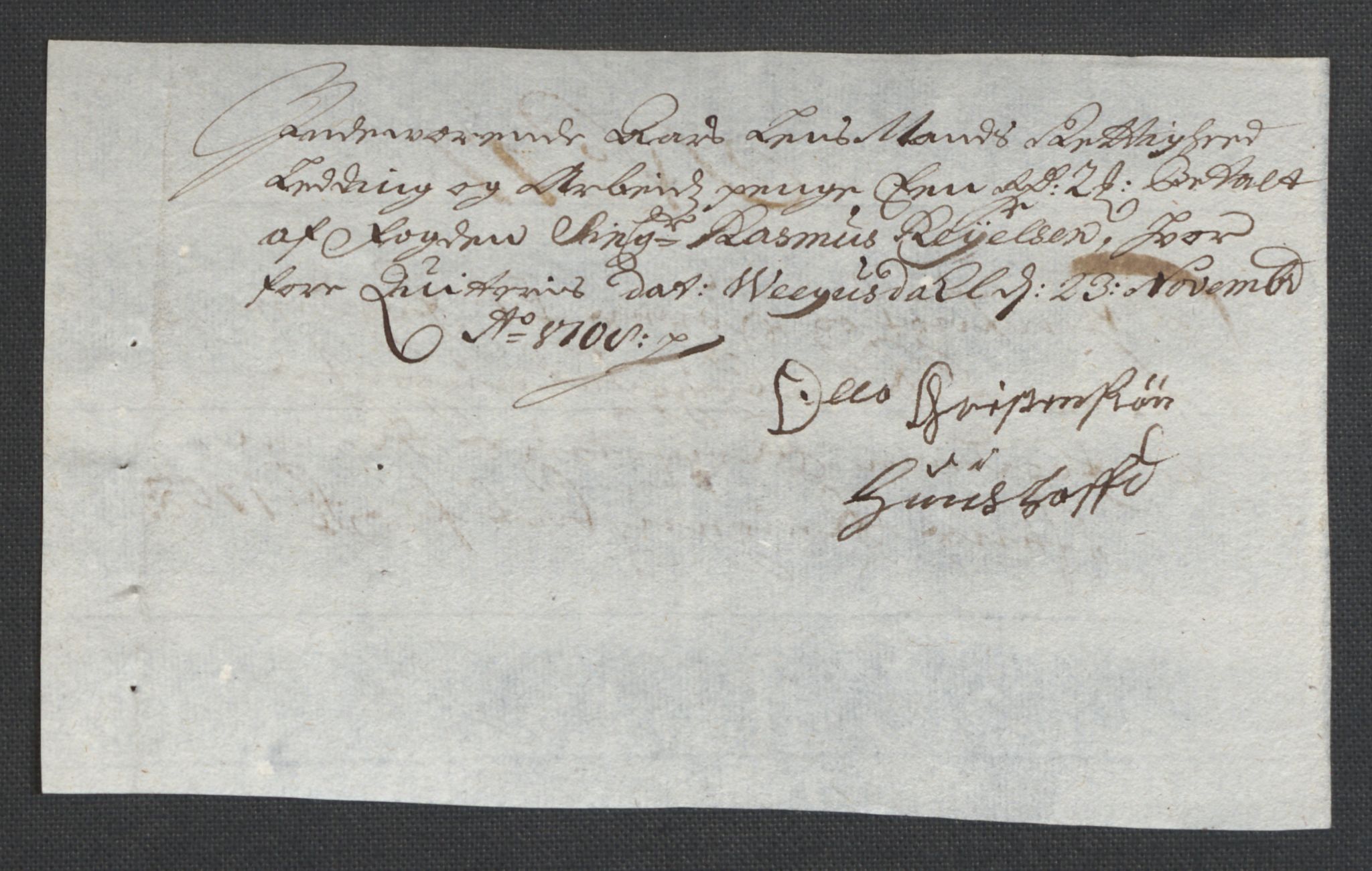 Rentekammeret inntil 1814, Reviderte regnskaper, Fogderegnskap, AV/RA-EA-4092/R40/L2448: Fogderegnskap Råbyggelag, 1706-1708, p. 361