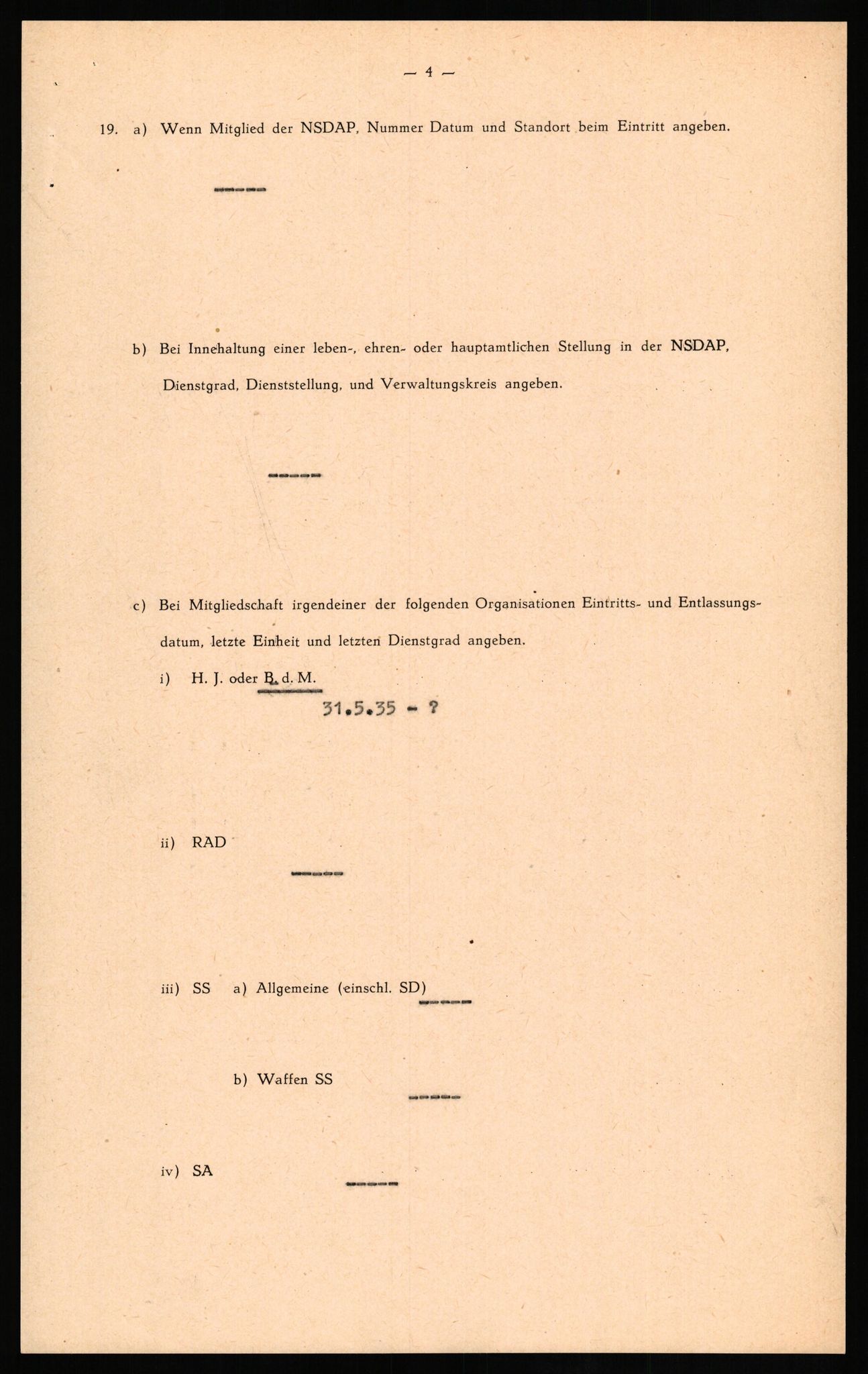 Forsvaret, Forsvarets overkommando II, AV/RA-RAFA-3915/D/Db/L0018: CI Questionaires. Tyske okkupasjonsstyrker i Norge. Tyskere., 1945-1946, p. 386