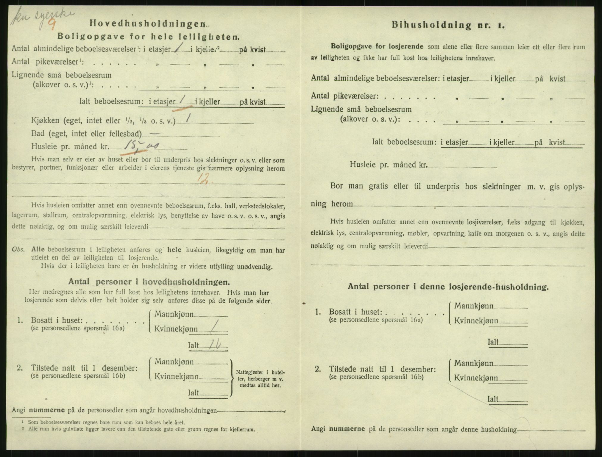 SAT, 1920 census for Levanger town, 1920, p. 669