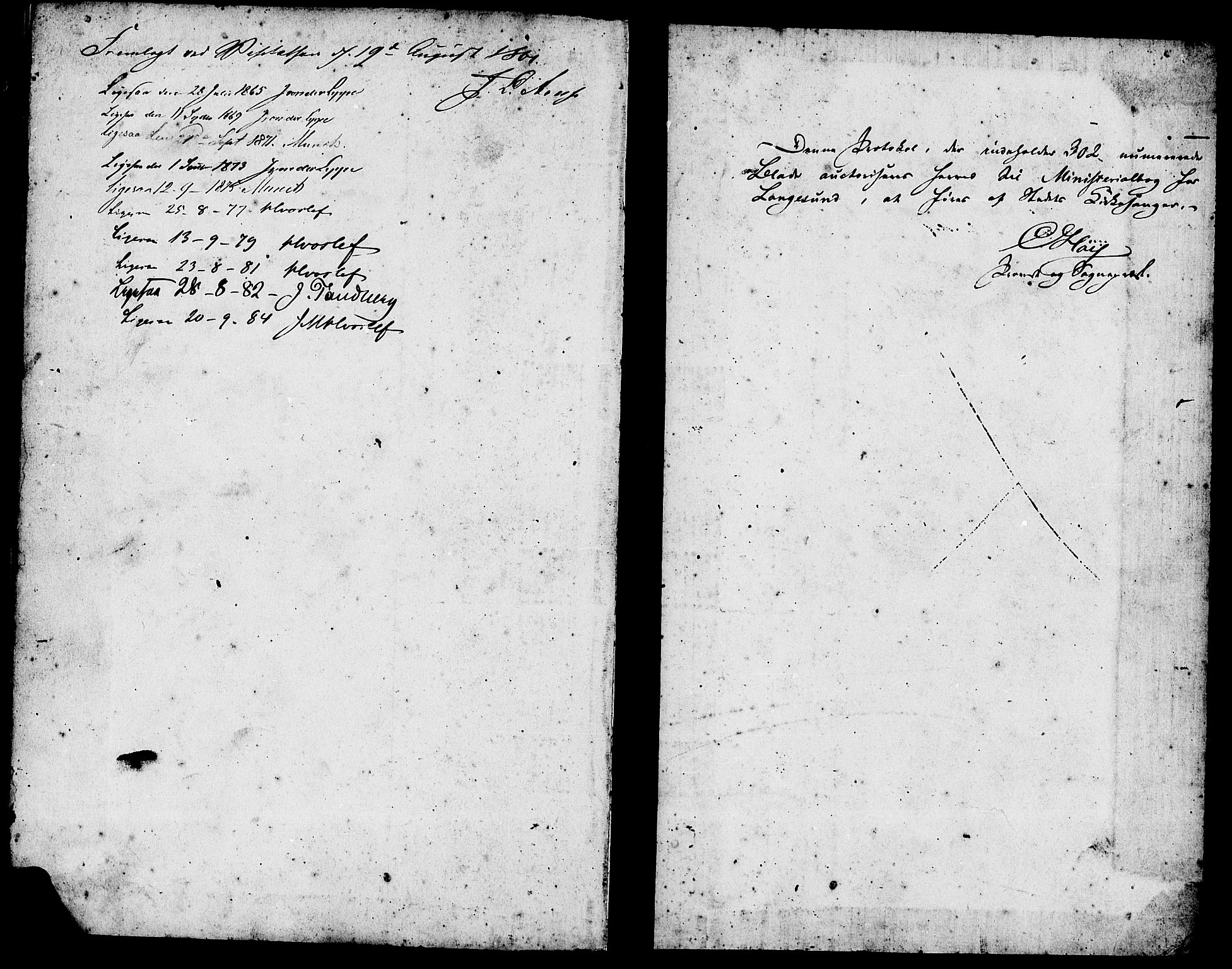 Langesund kirkebøker, SAKO/A-280/G/Ga/L0004: Parish register (copy) no. 4, 1859-1884
