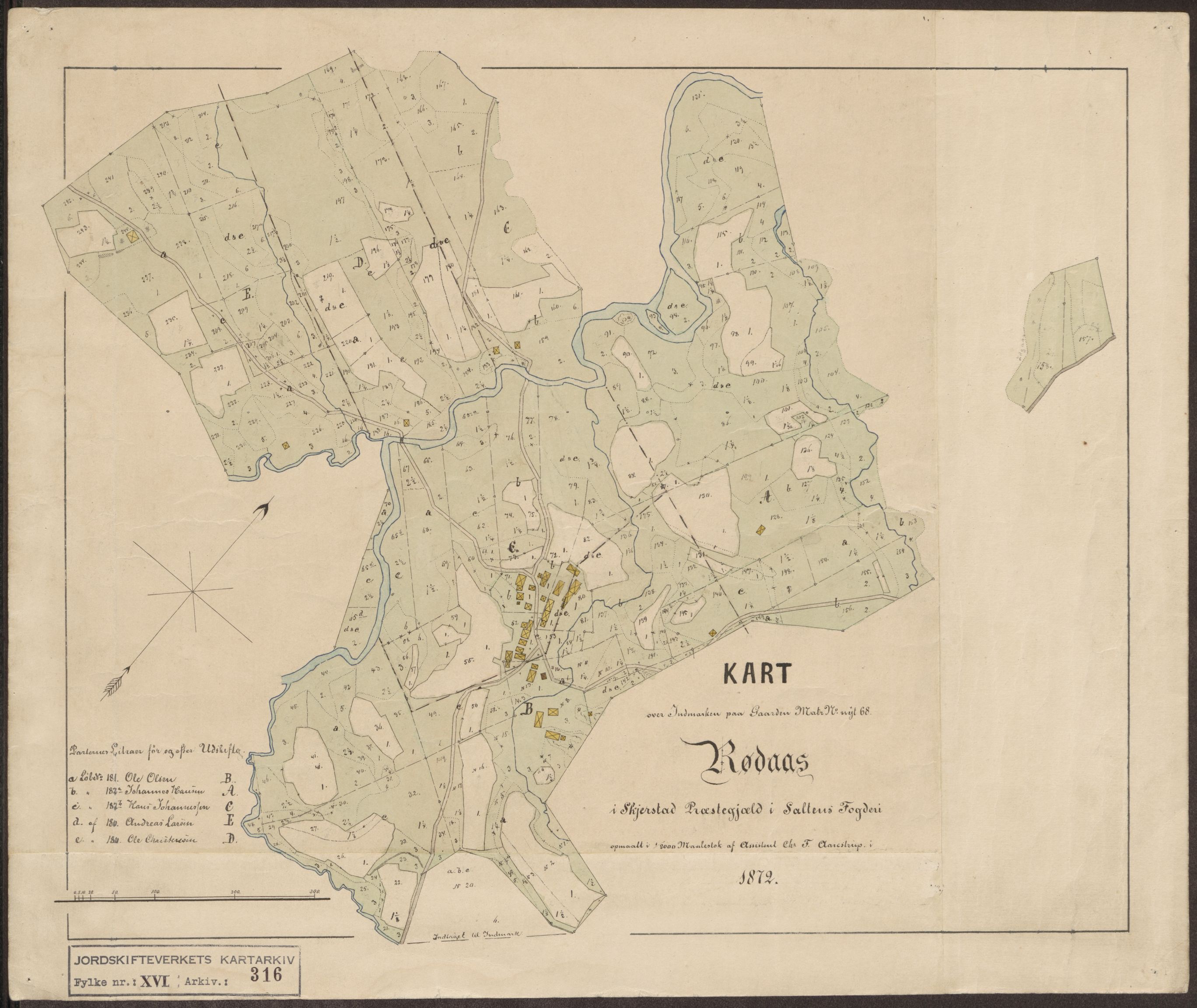 Jordskifteverkets kartarkiv, AV/RA-S-3929/T, 1859-1988, p. 419