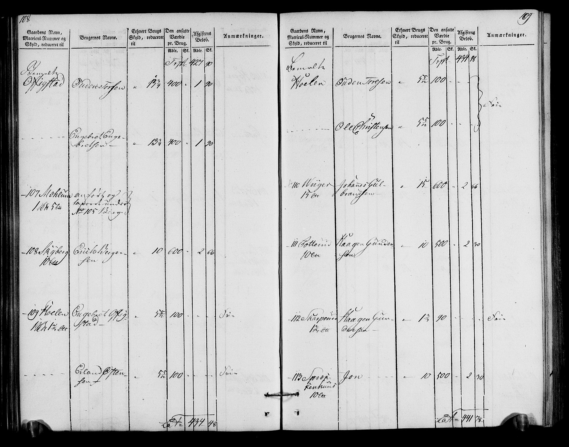 Rentekammeret inntil 1814, Realistisk ordnet avdeling, AV/RA-EA-4070/N/Ne/Nea/L0040: Gudbrandsdalen fogderi. Oppebørselsregister, 1803-1804, p. 59