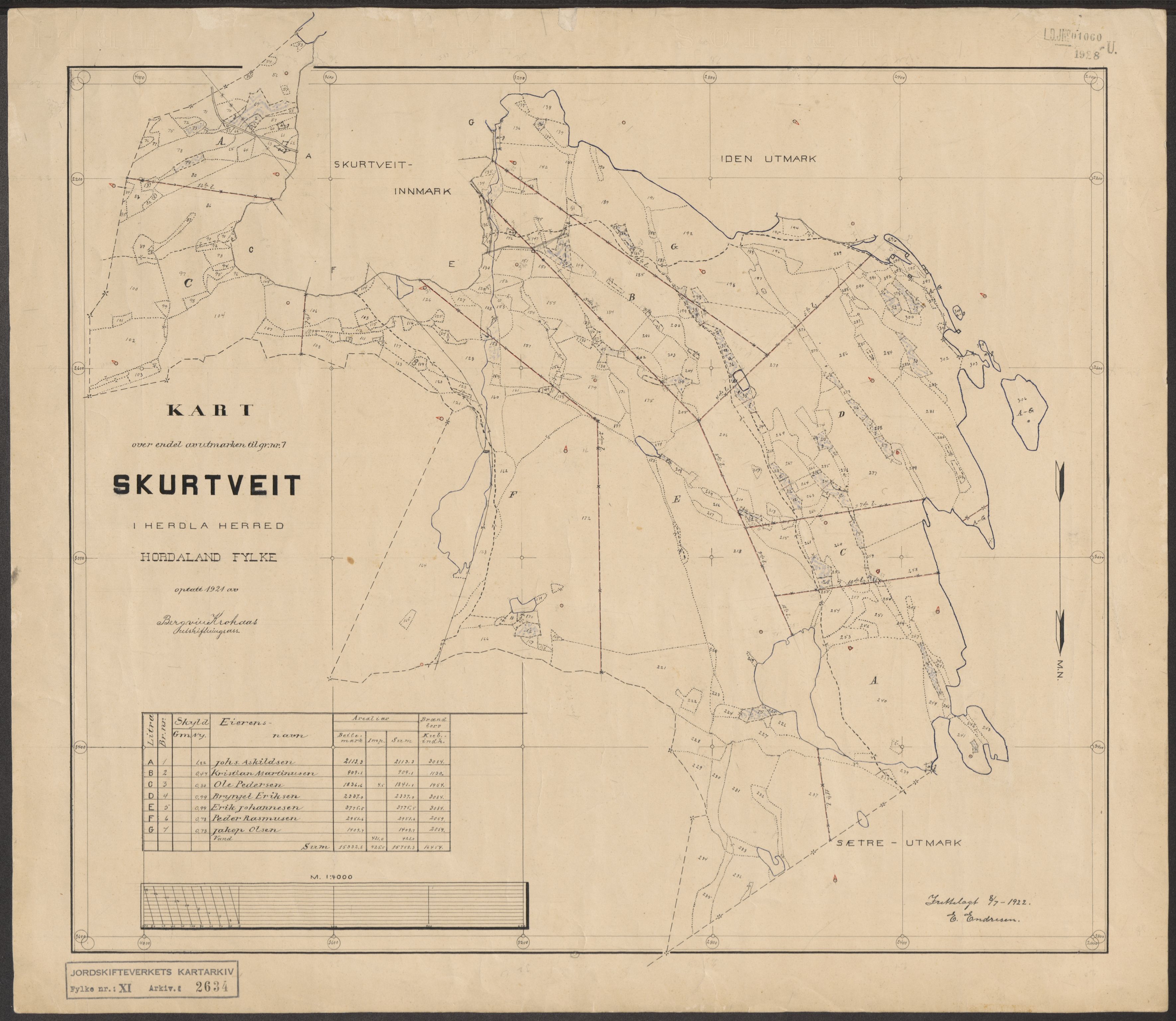 Jordskifteverkets kartarkiv, AV/RA-S-3929/T, 1859-1988, p. 2963