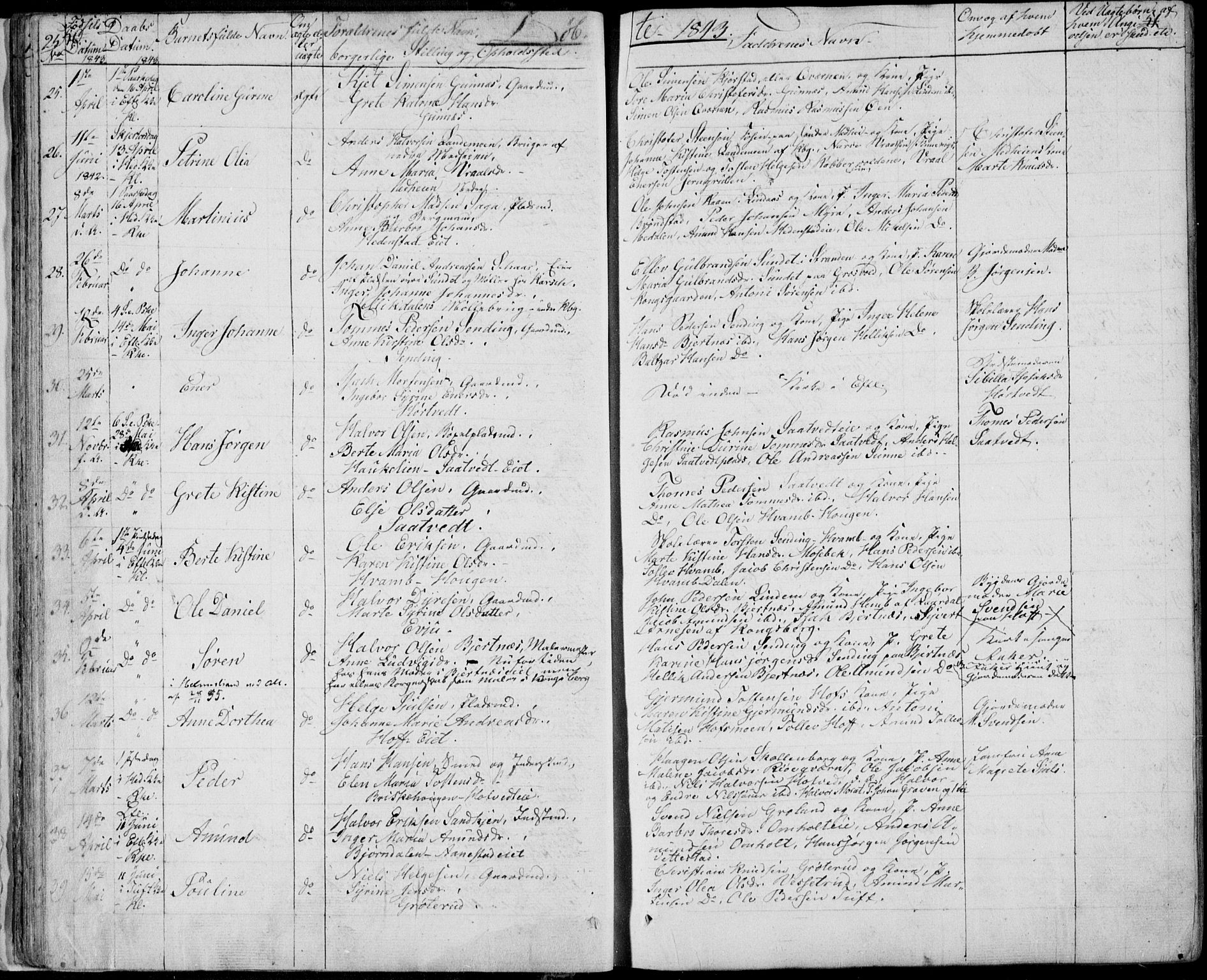 Sandsvær kirkebøker, AV/SAKO-A-244/F/Fa/L0005: Parish register (official) no. I 5, 1840-1856, p. 50-51