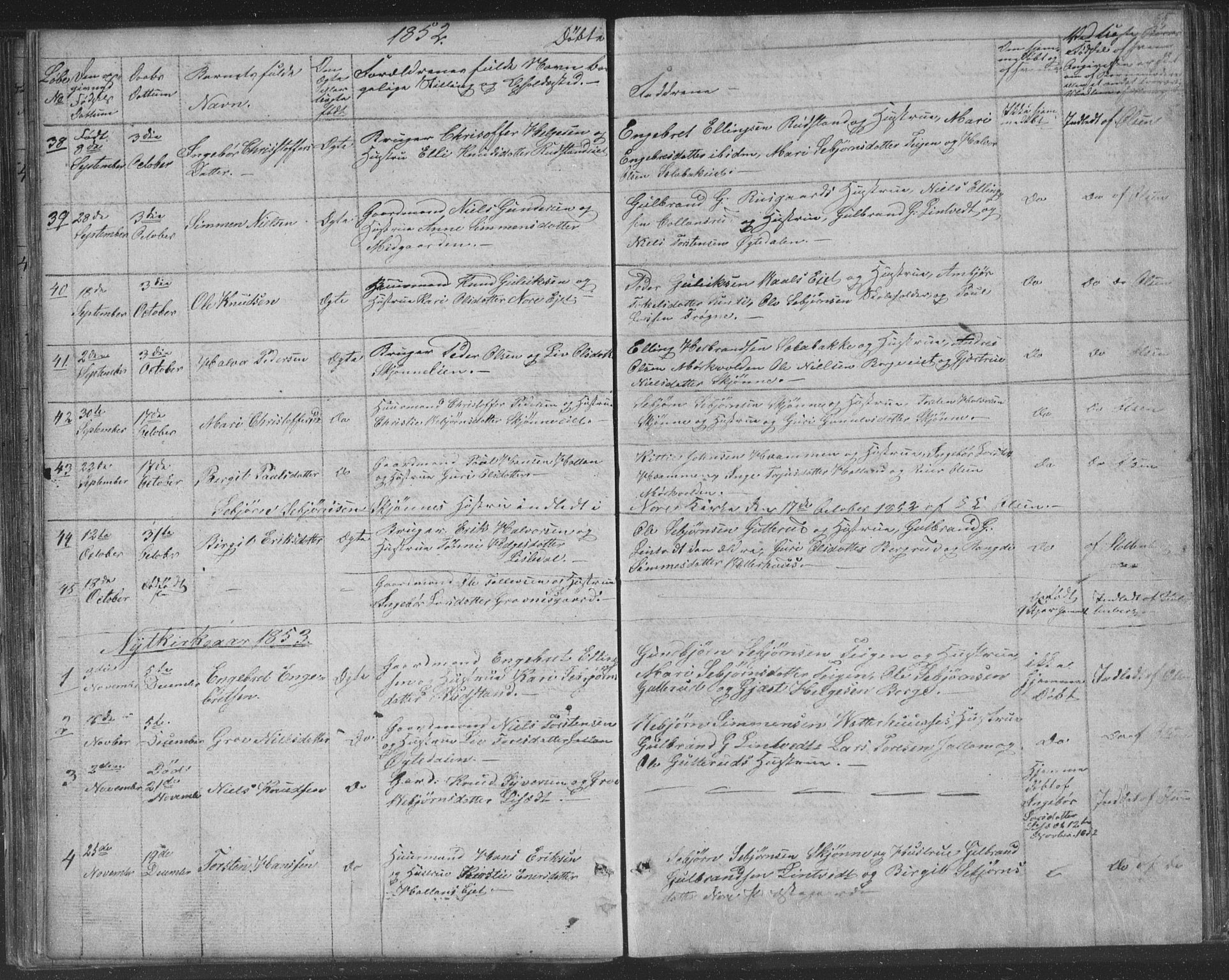 Nore kirkebøker, AV/SAKO-A-238/F/Fa/L0001: Parish register (official) no. I 1, 1836-1855, p. 65