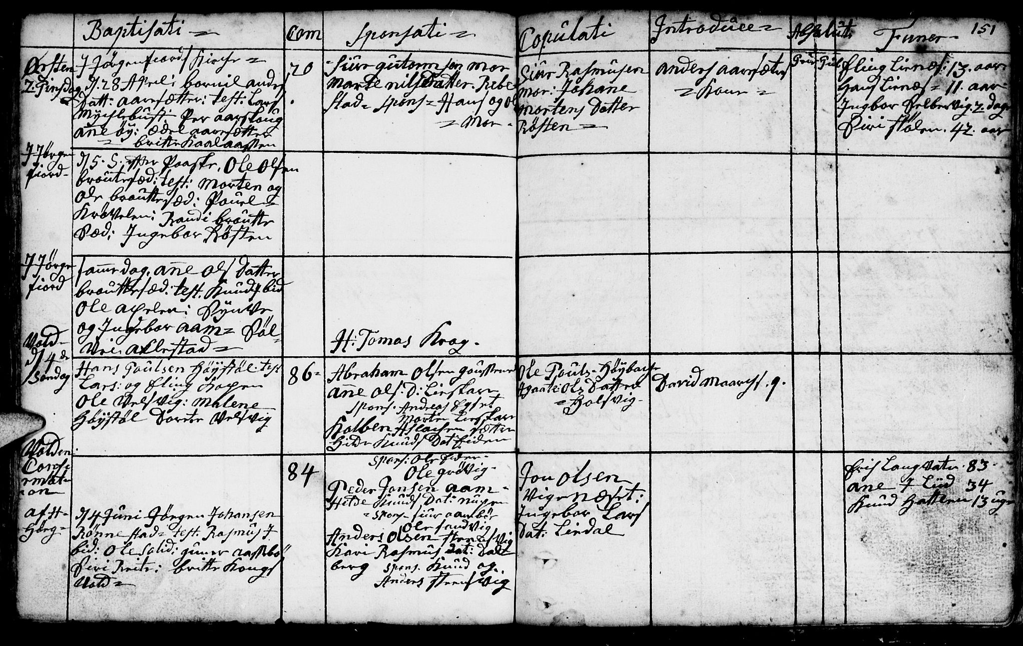 Ministerialprotokoller, klokkerbøker og fødselsregistre - Møre og Romsdal, AV/SAT-A-1454/511/L0135: Parish register (official) no. 511A02, 1741-1760, p. 151